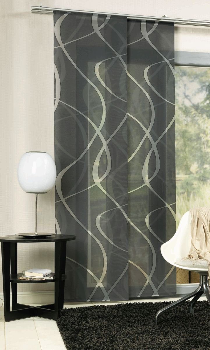 erfal Schiebegardine Erfal Schiebevorhang Schiebegardine Flächenvorhang (1 St), halbtransparent, Stoff