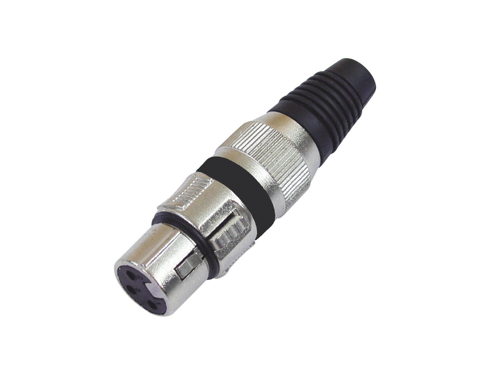 Omnitronic Kabelverbinder-Sortiment OMNITRONIC XLR Buchse 3pol sw 10x