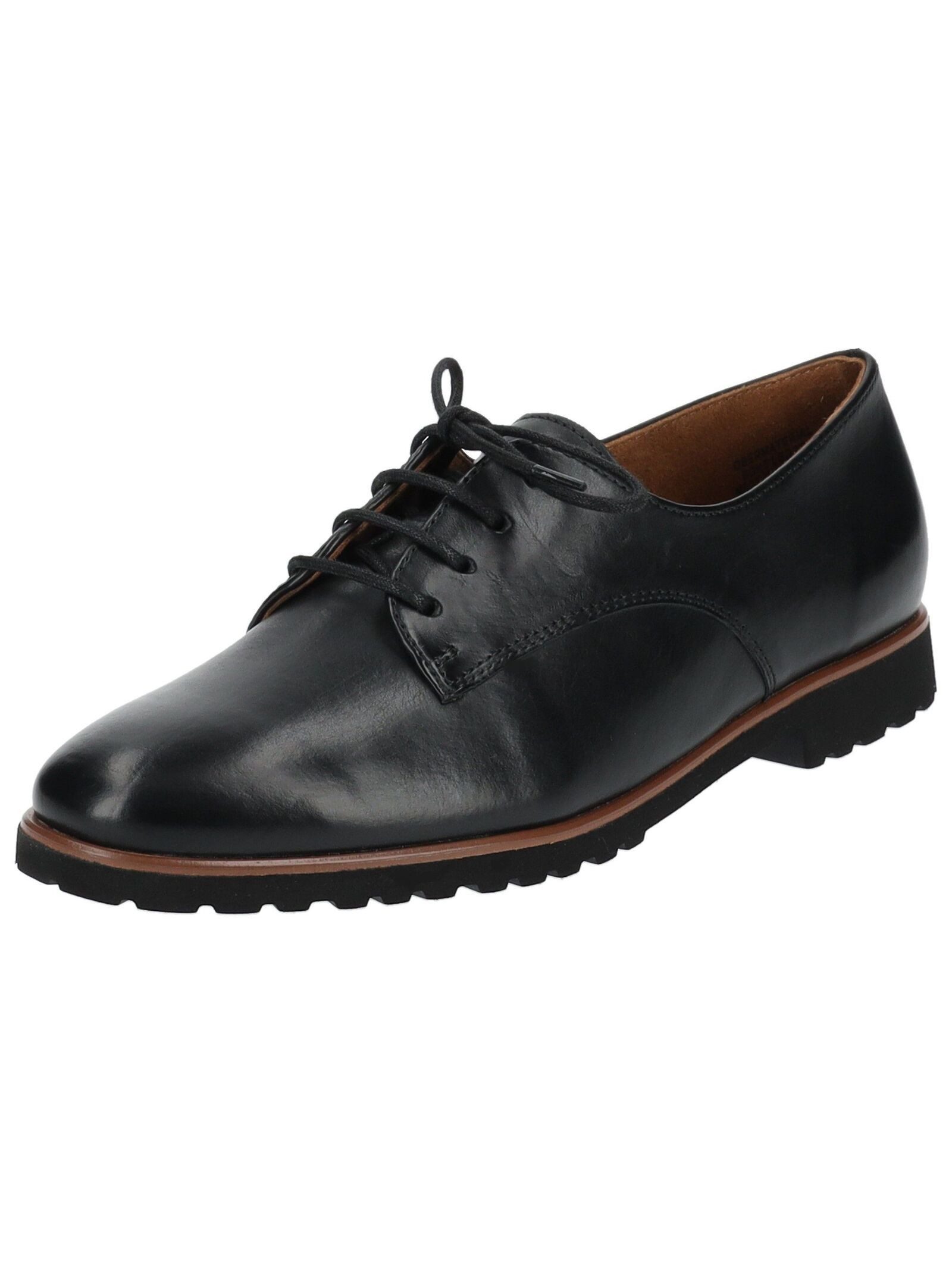 Halbschuhe Glattleder Schnürschuh