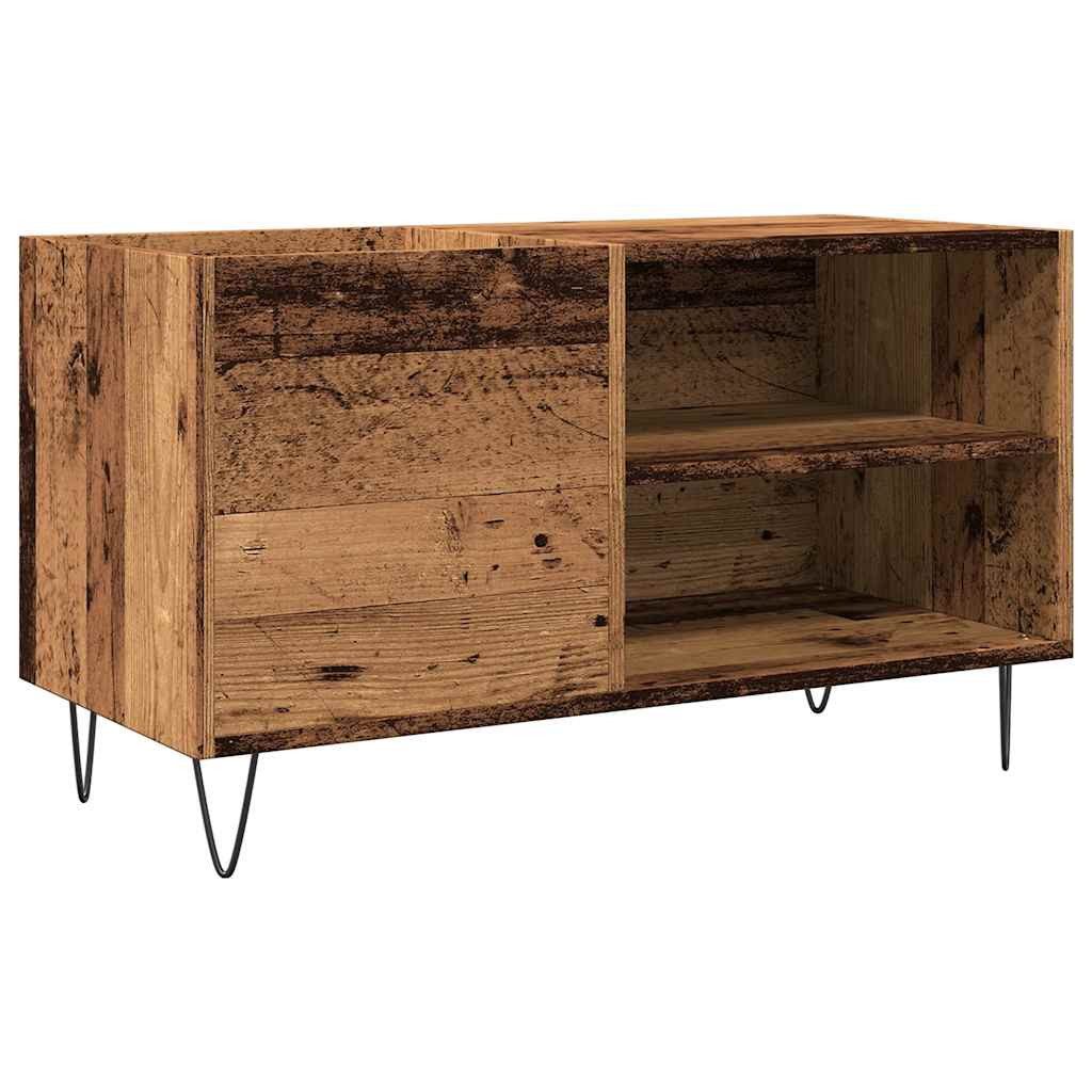 vidaXL Lowboard Plattenschrank Altholz-Optik 84,5x38x48 cm Holzwerkstoff (1 St)