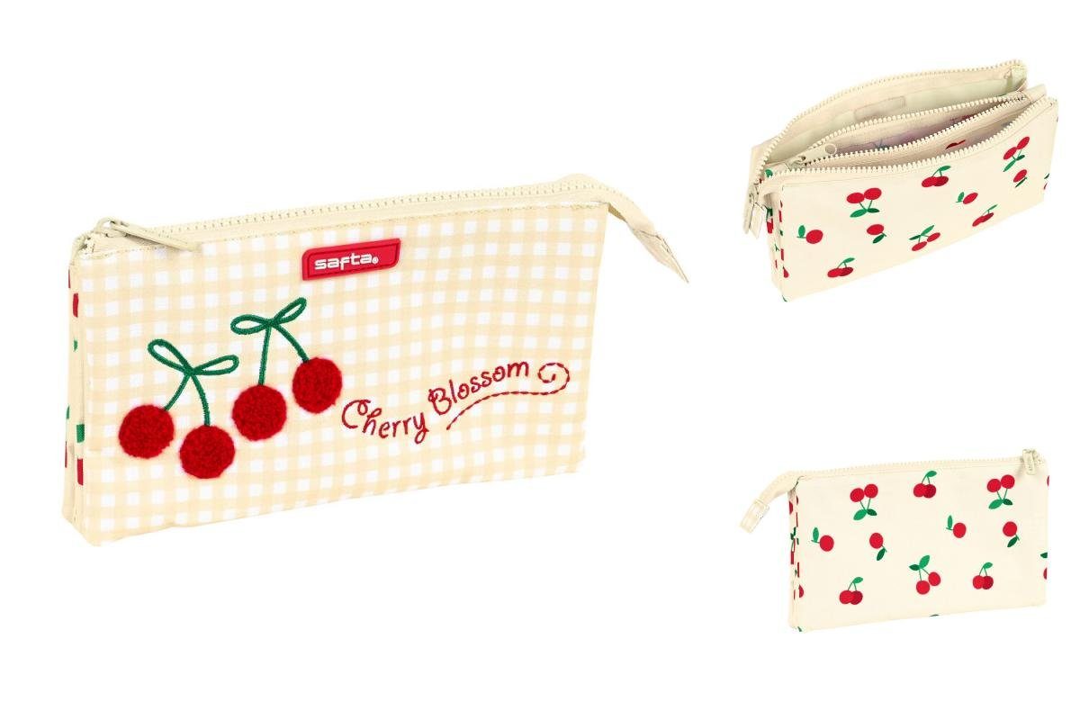 Riñonera Safta Cherry - Pequeña, Multicolor, Con Varios Compartimentos, Ideal Para El Día A Día