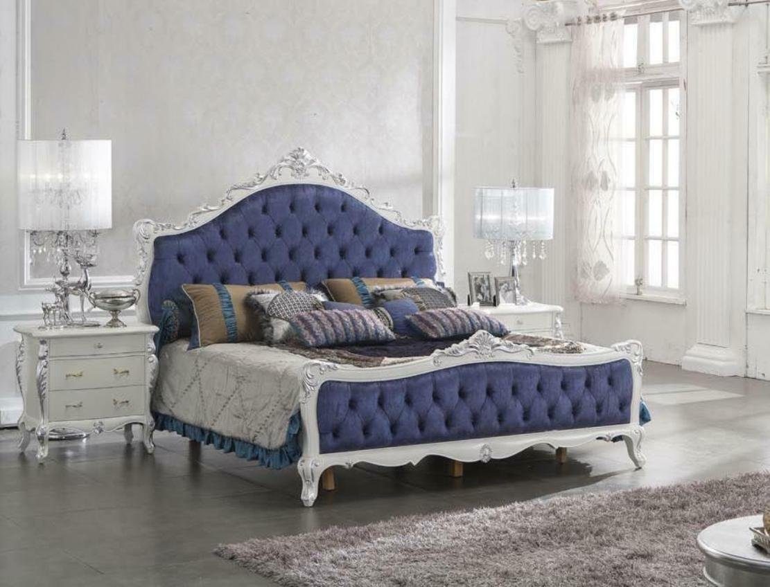 JVmoebel Schlafzimmer-Set, Luxus Klasse Schlafzimmer Set Barock Rokoko Bett Doppelbett
