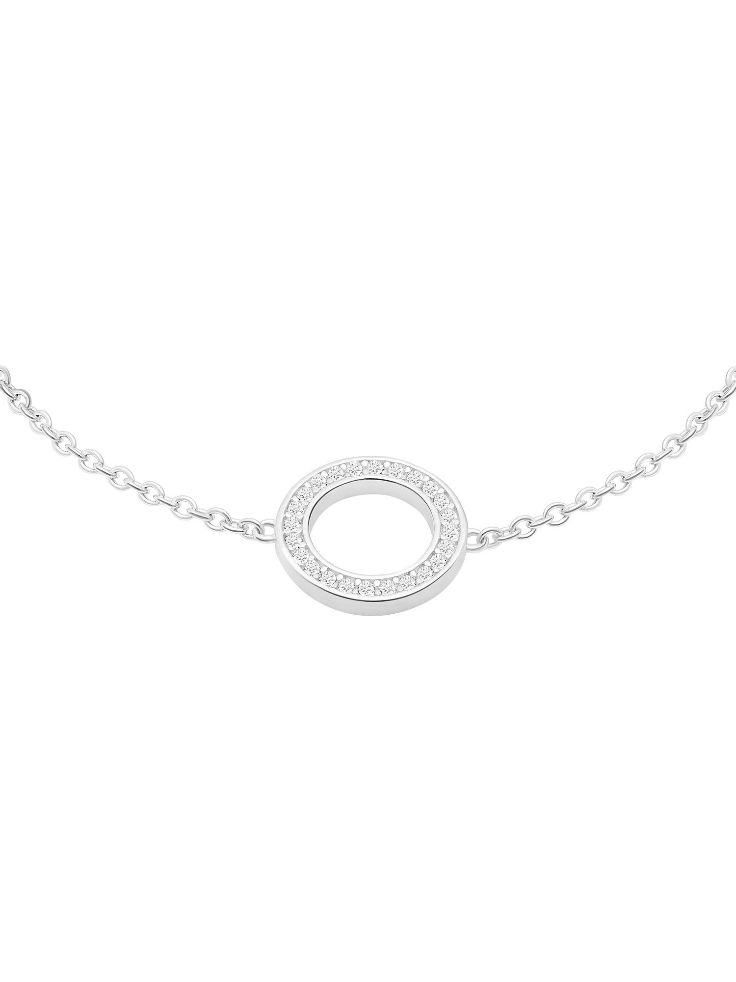 s.Oliver Armband S.Oliver Damen-Armband 925er Silber 28 Zirkonia