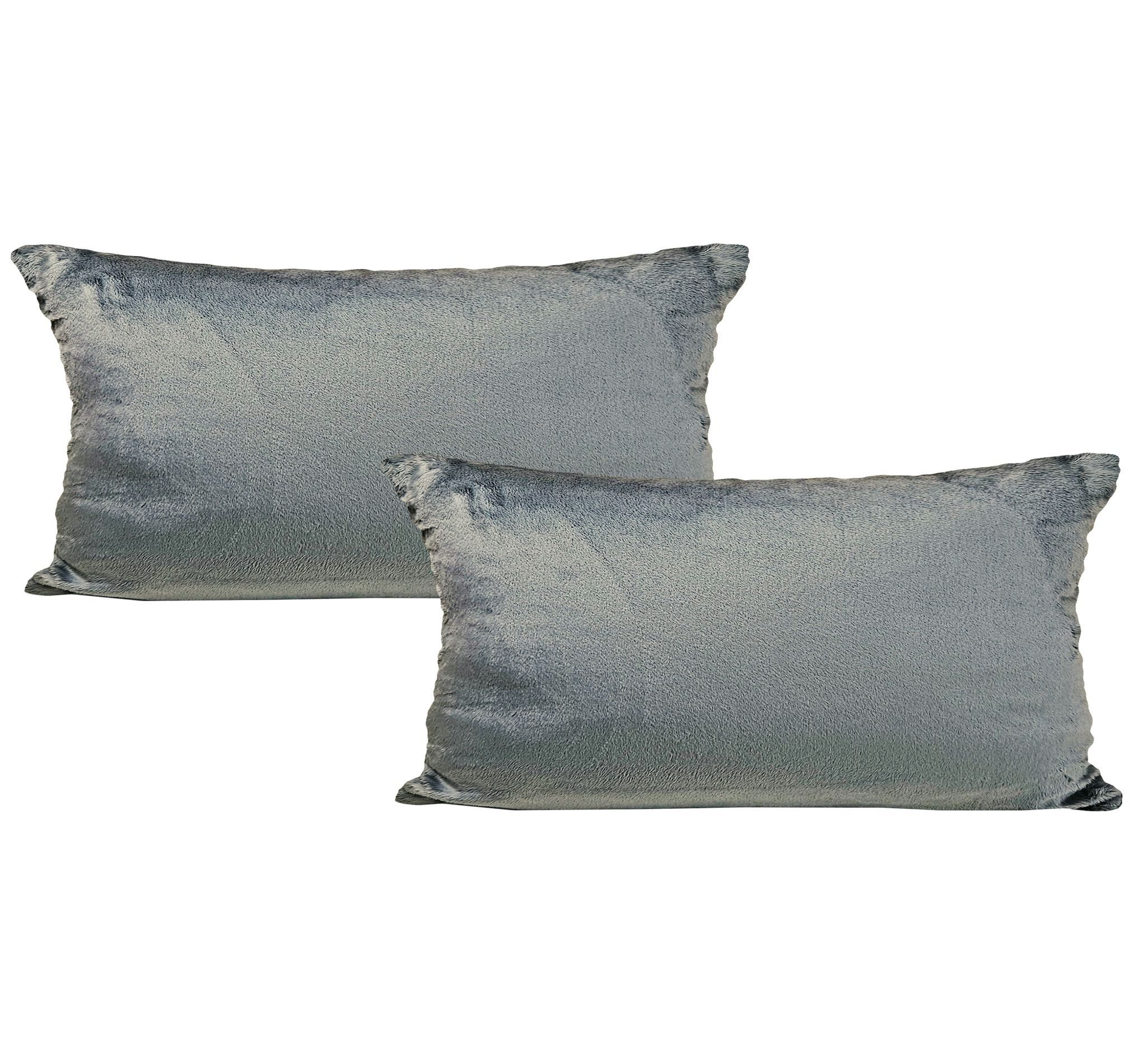 JACK Kissenbezüge 2er Set Kissenhülle Teddy Flausch Plüsch, (2 Stück), super flauschig, Couchkissen