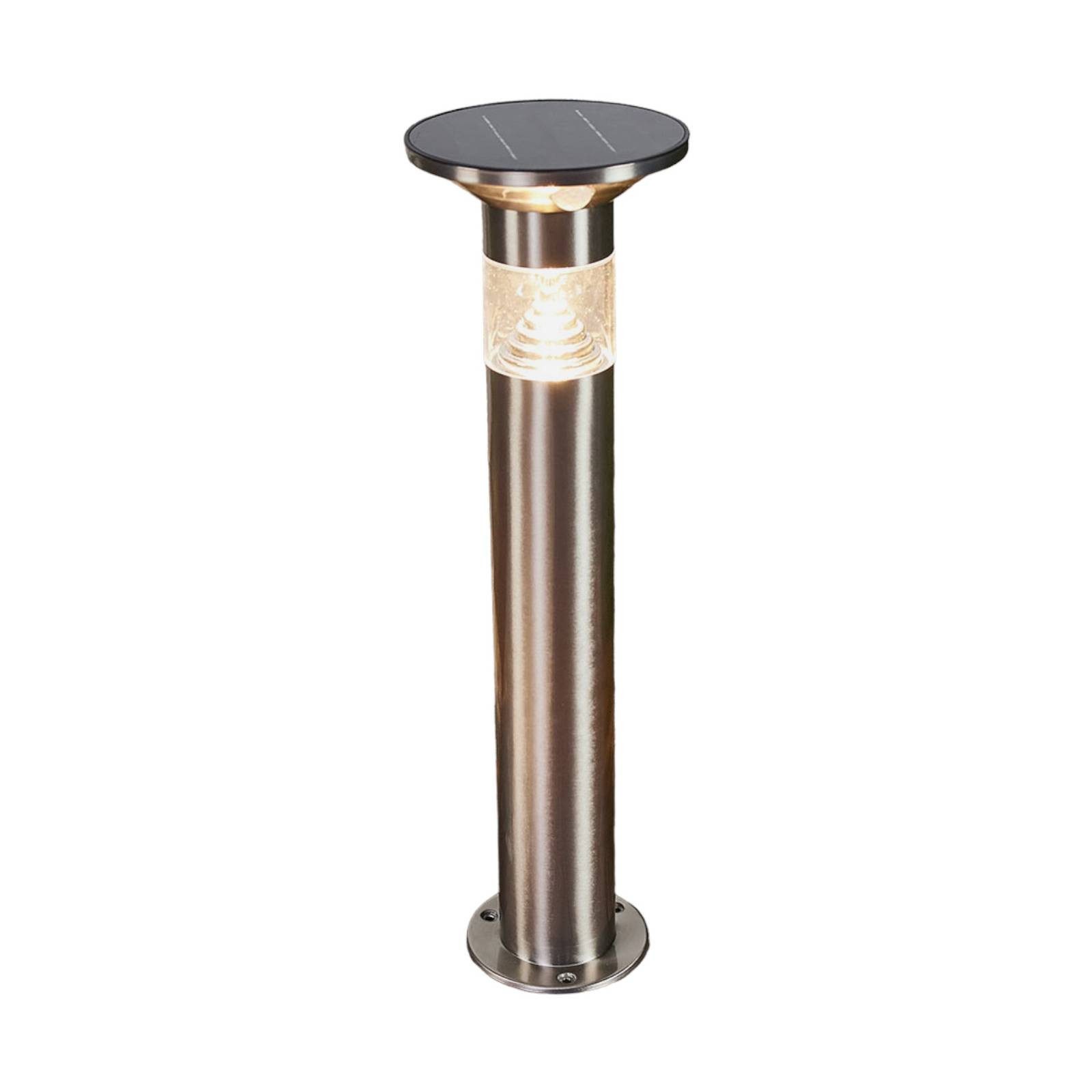 Lindby Jalisa, LED, Edelstahl Alu warmweiß IP44mit Bewegungsmelder, 1 x 2,7 W LED, warmweiß