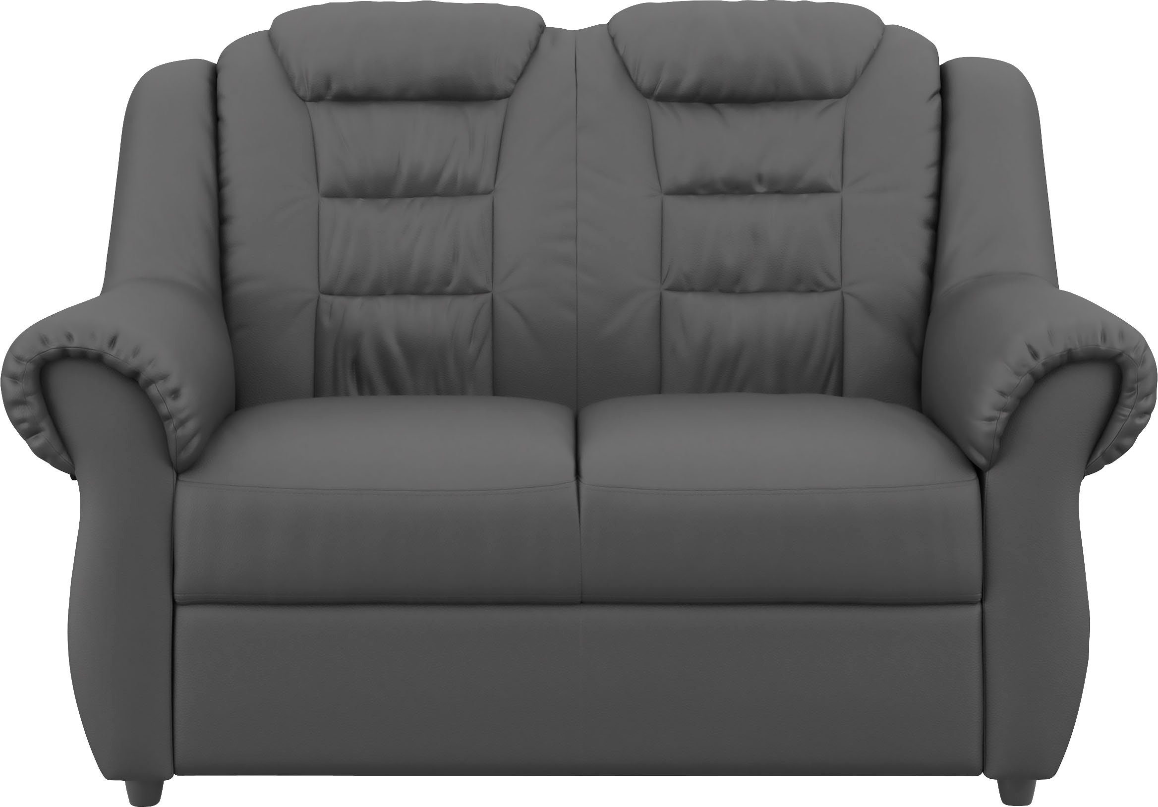 Home affaire 2-Sitzer Boston, Gemütlicher 2-Sitzer mit hoher Rückenlehne in klassischem Design