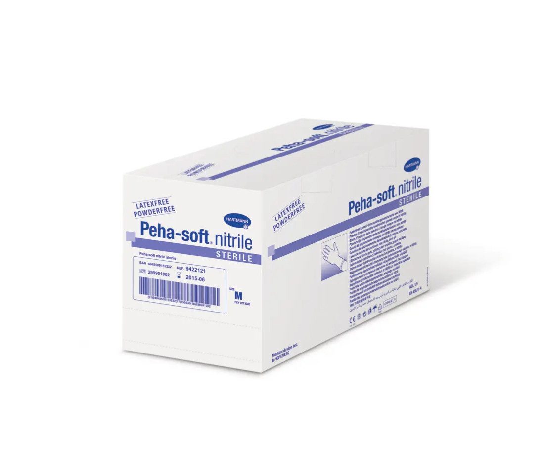 Nitril-Handschuhe Peha-soft nitrile powderfree U.-Handschuhe S/M 50 Paar