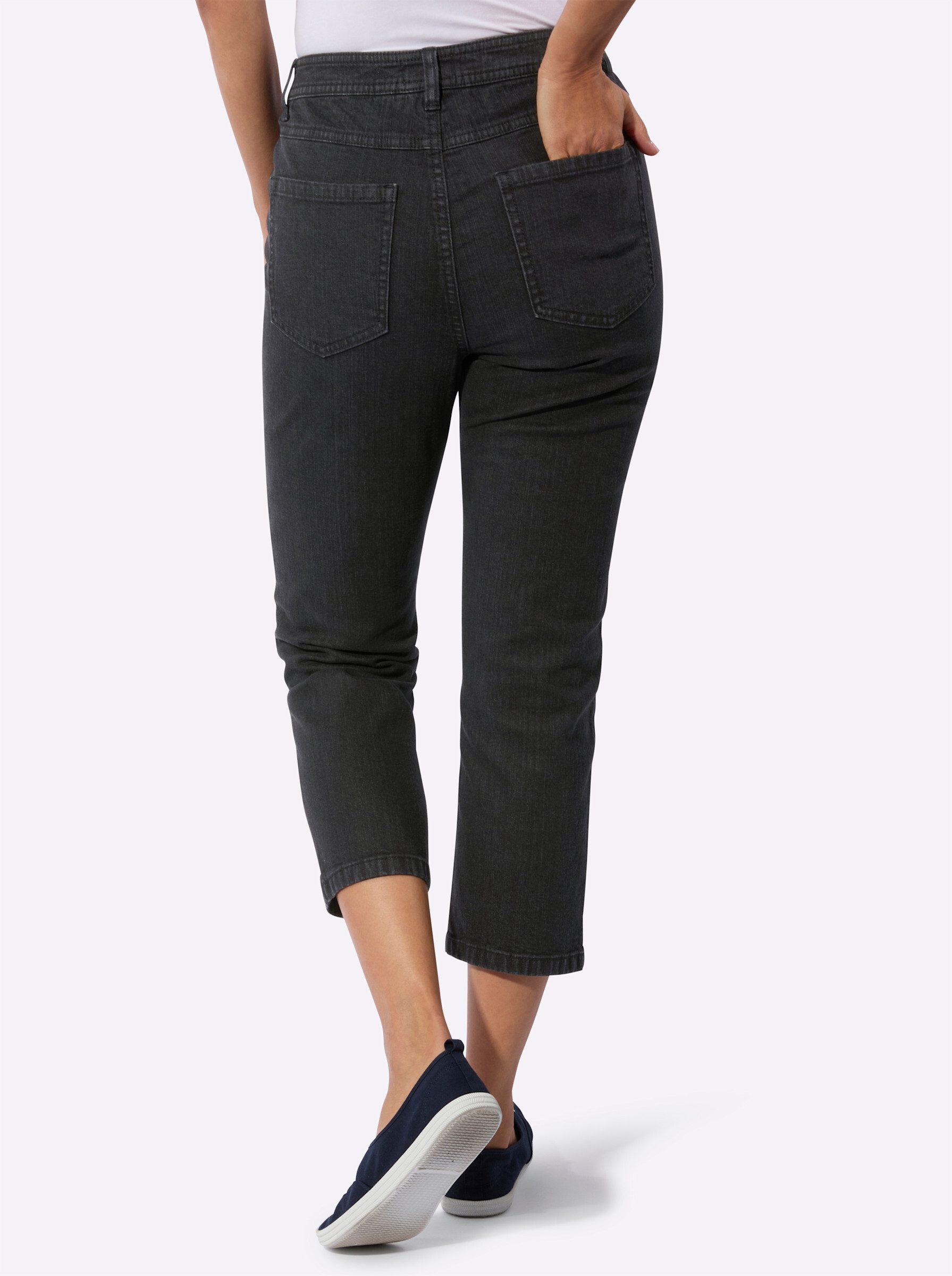 Witt Jeansshorts 7/8-Jeans komfortabel