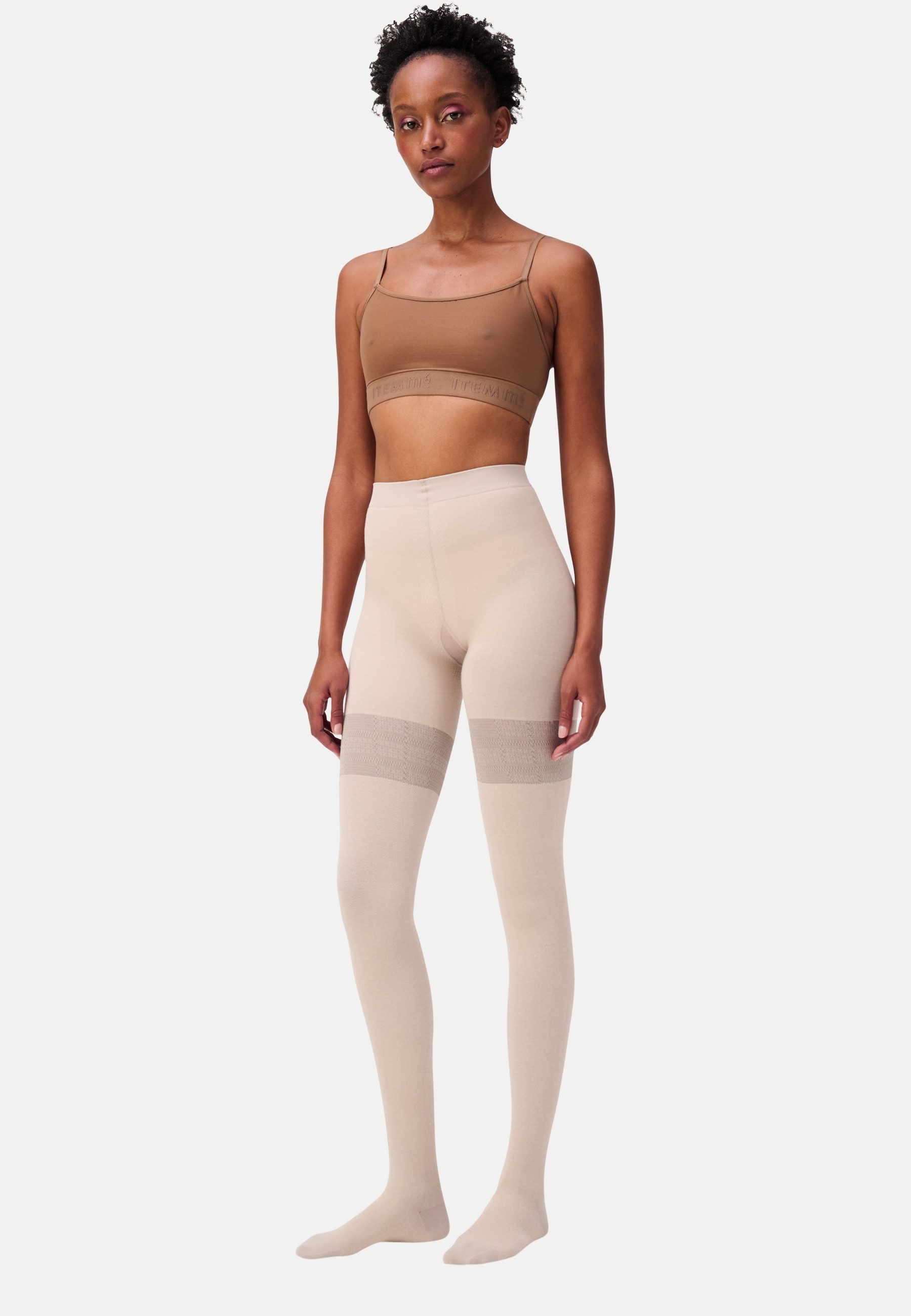 ITEM m6 Feinstrumpfhose Kaschmir, Seide, Bio-Baumwolle, Hightech-Kompression, wärmend
