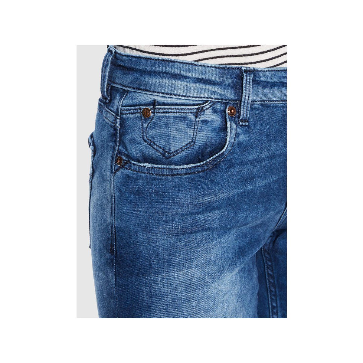 5-Pocket-Jeans regular blau Garcia (1-tlg)