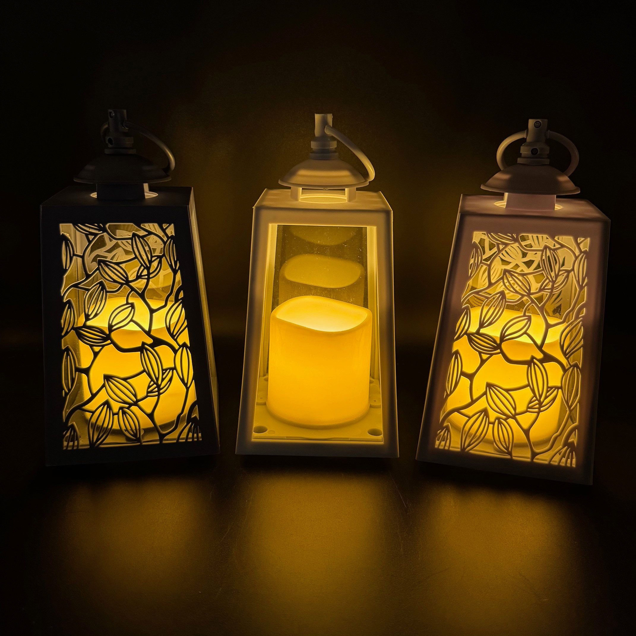 Online-Fuchs LED Laterne 3er Set Deko Laternen für draußen - Outdoor geeign günstig online kaufen