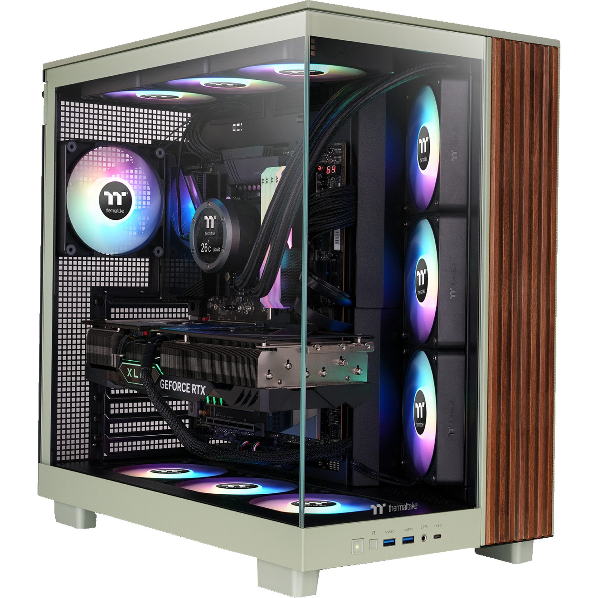 Thermaltake PC-Gehäuse Thermaltake View 380 XL WS ARGB, Tower-Gehäuse