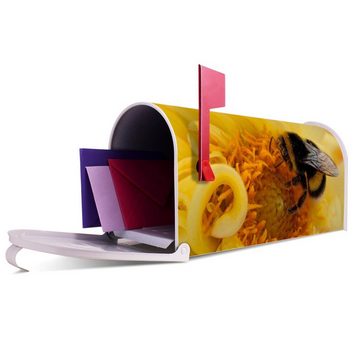 banjado Amerikanischer Briefkasten Mailbox Hummel (Amerikanischer Briefkasten, original aus Mississippi USA), 22 x 17 x 51 cm