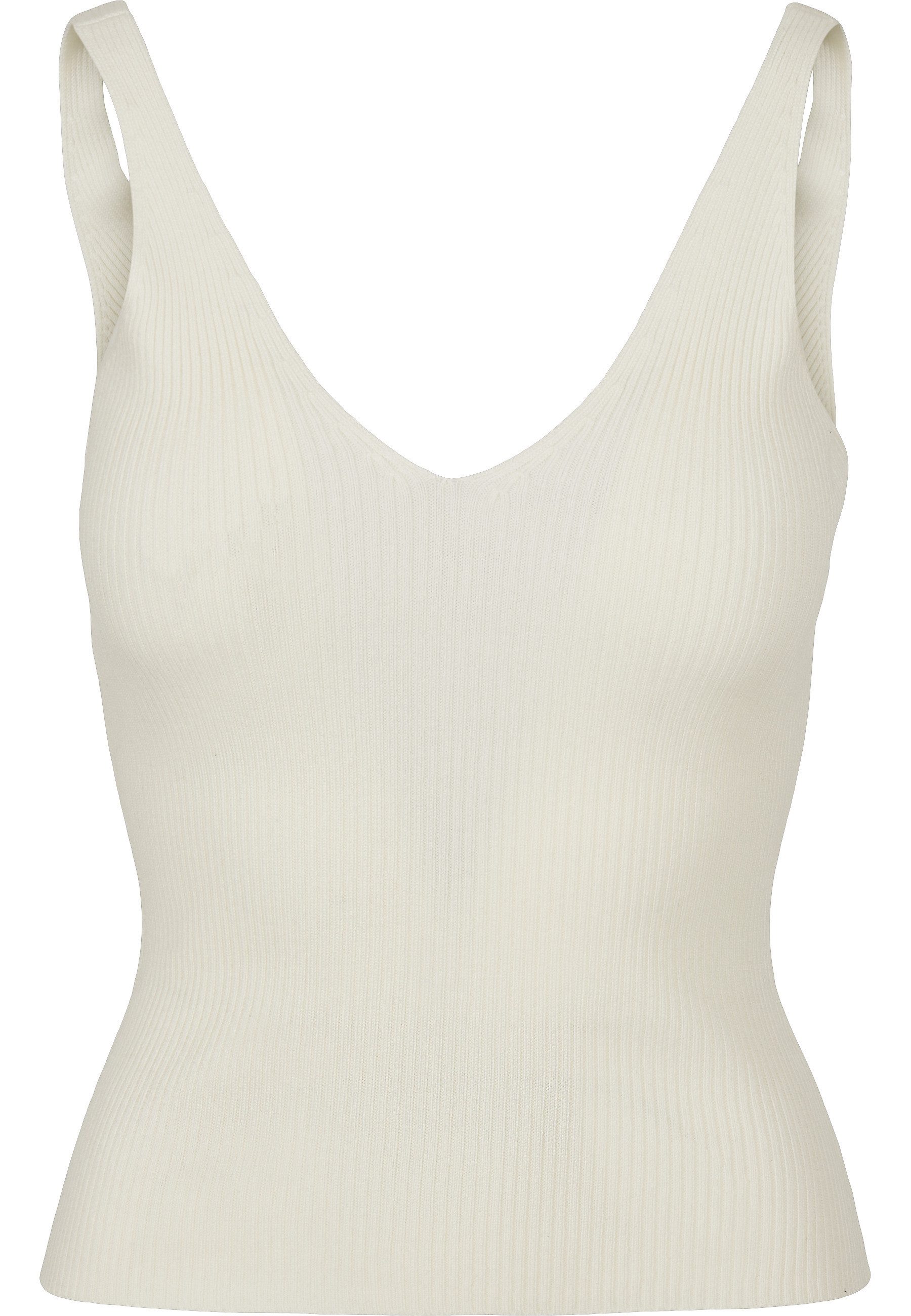 URBAN CLASSICS Tanktop Urban Classics Damen Ladies Rib Knit Top (1-tlg)