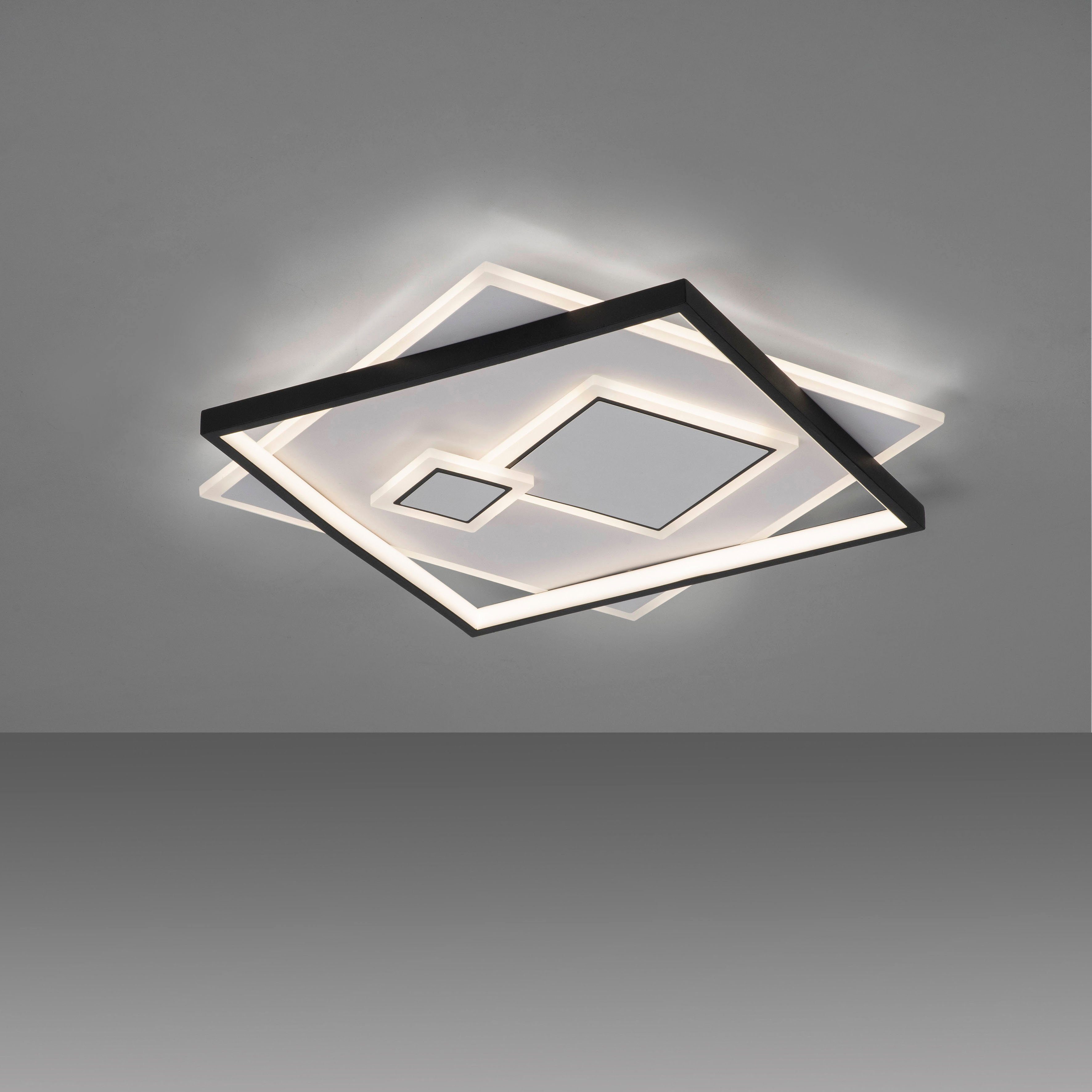 Paul Neuhaus Deckenleuchte Warmweiß, fest LED, LED schaltbar, integriert, getrennt steuerbar separat MAILAK, (Schalter)