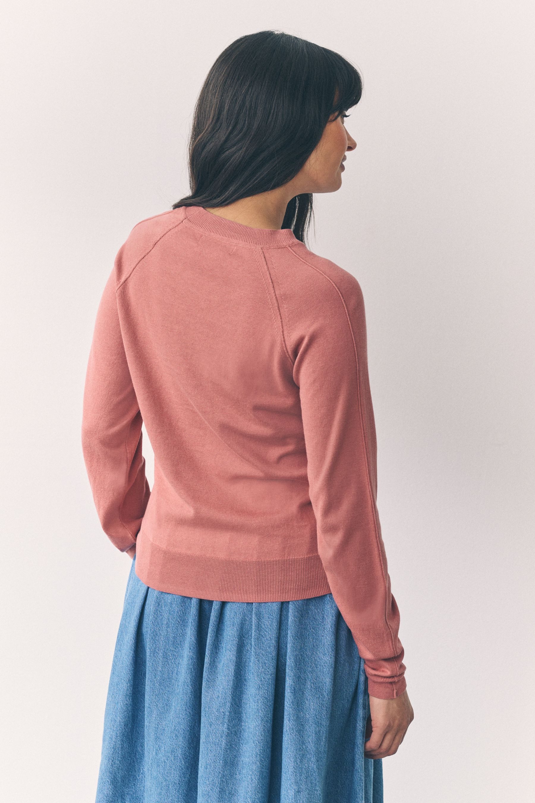 Next Rundhalspullover Weicher Strickpullover, Kurzgröße (1-tlg) günstig online kaufen