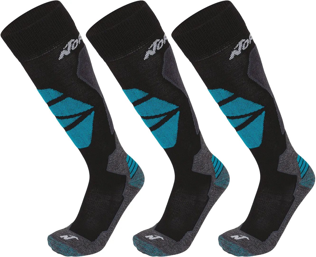 Nordica Skisocken NORDICA HIGH PERFORMANCE WOMEN 3er Pack Socken black/anthracite/eme