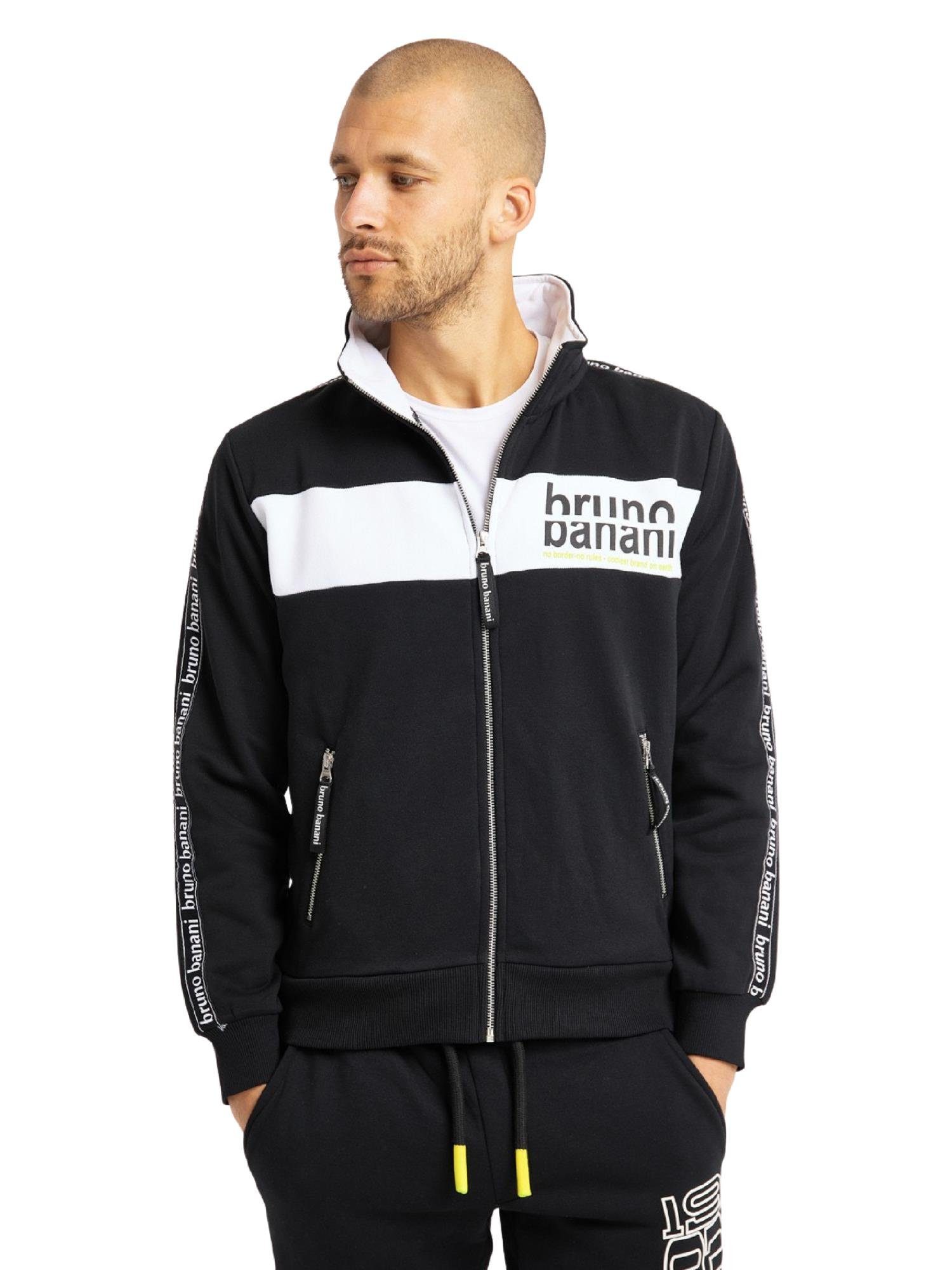 Bruno Banani Sweatjacke OWENS Schwarz