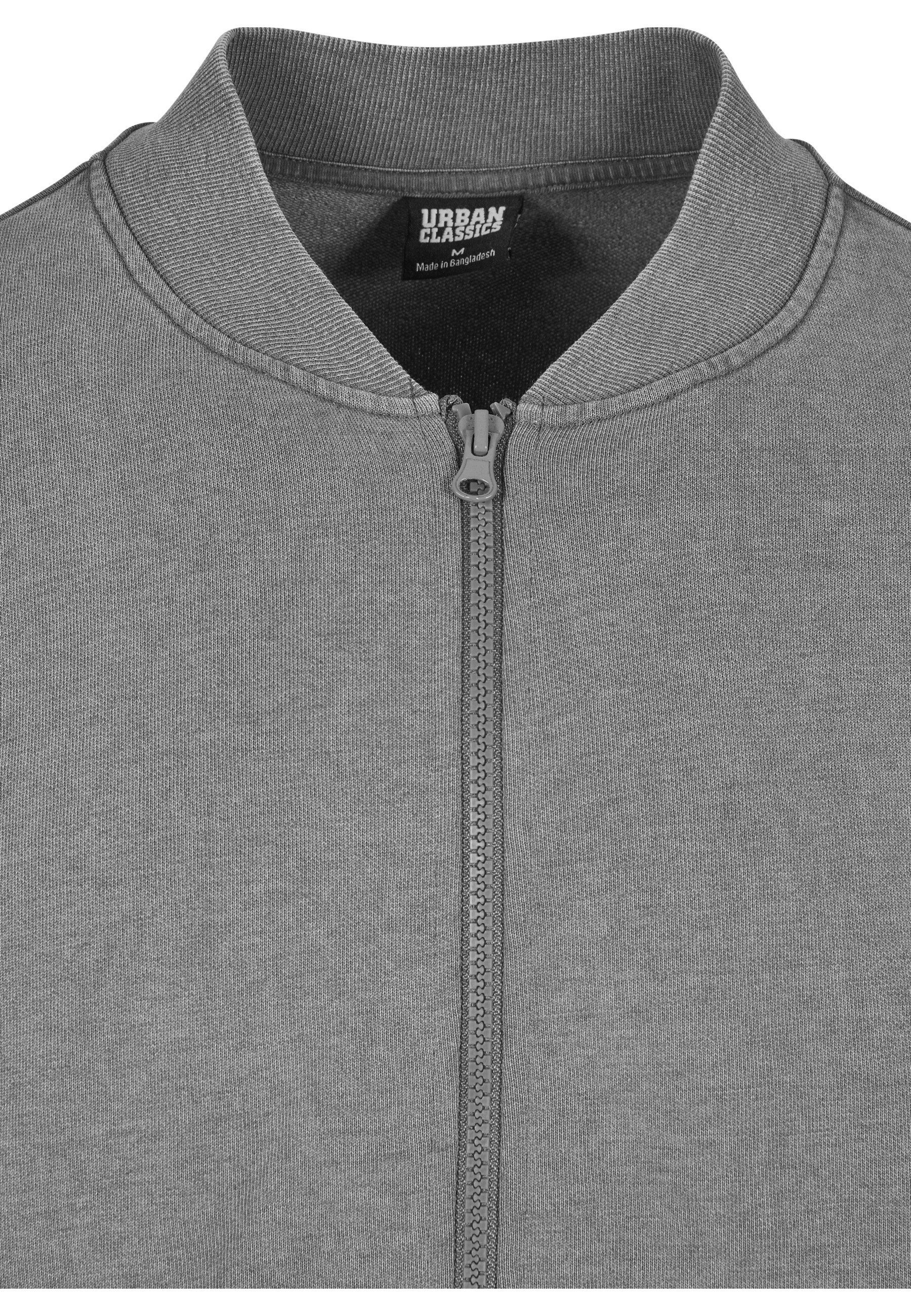 URBAN CLASSICS Bomberjacke Urban Classics Herren Washed Sweat Bomber (1-St)