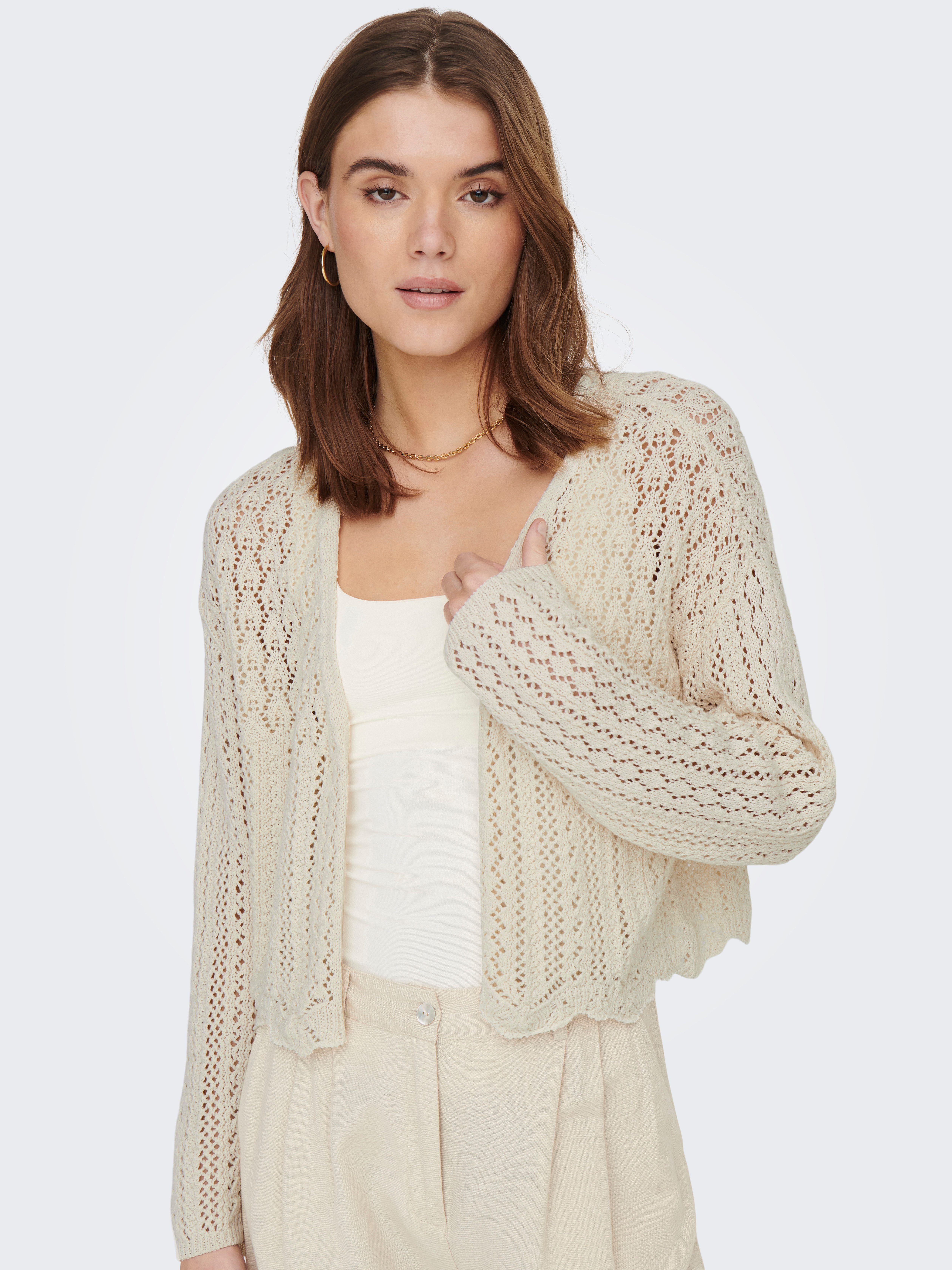 ONLY Strickjacke ONLNOLA 7/8 LIFE OPEN günstig online kaufen