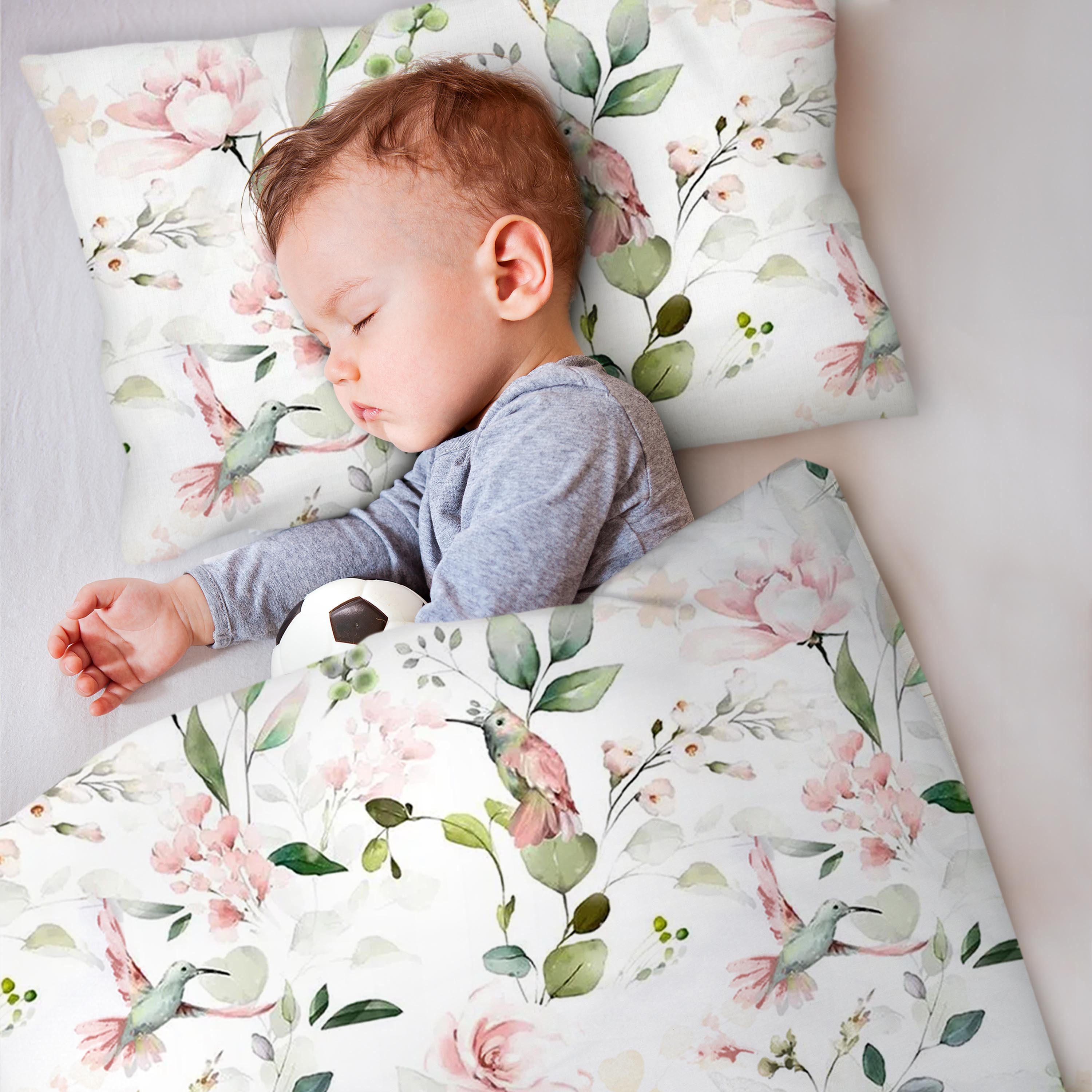Amilian Kinderbettwäsche 100x135 - Bettwäsche Kinder - Kopfkissenbezug 40x60 cm Babybettwäsche, 2 teilig, 100% Baumwolle, für Mädchen und Jungen – Bild 3 von 5