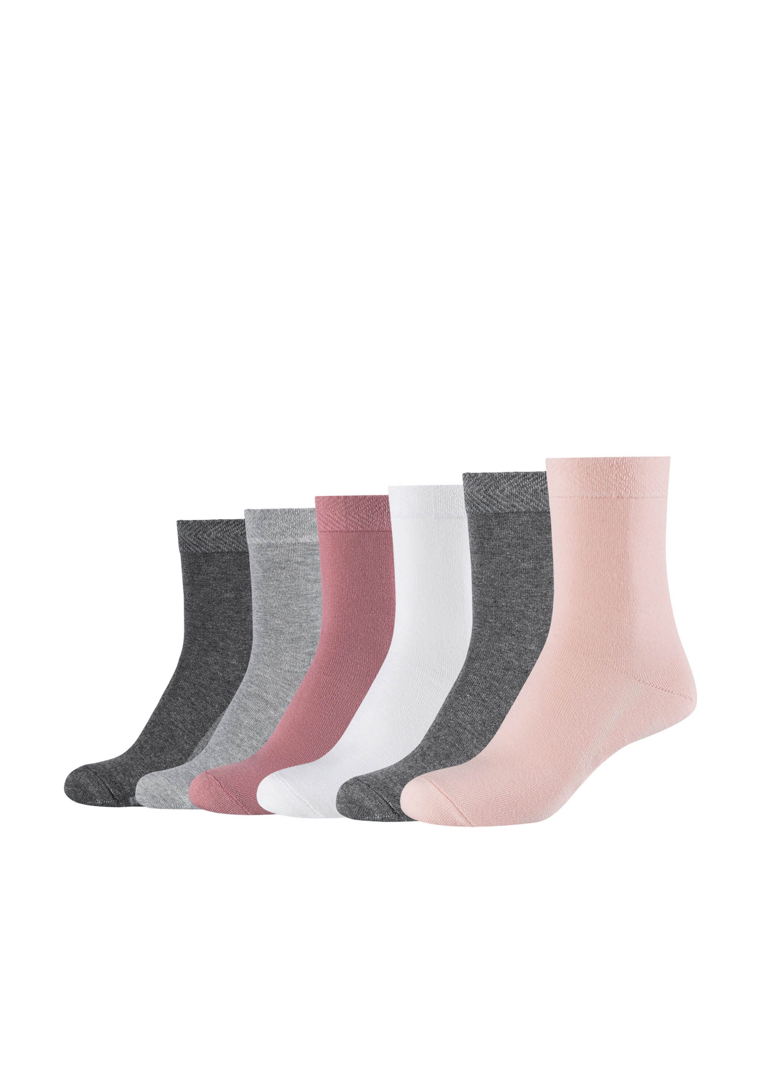 MUSTANG Socken (6-Paar) mit verstärktem Fersen- und Zehenbereich