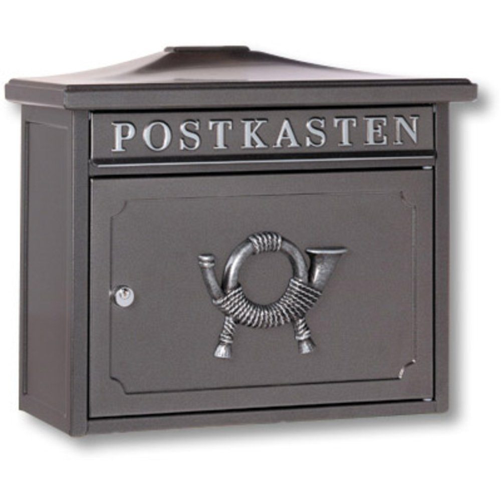 Burg Wächter Briefkasten Burg Wächter SYLT 1883 E Briefkasten Stahlblech Eisen dunkel (matt)