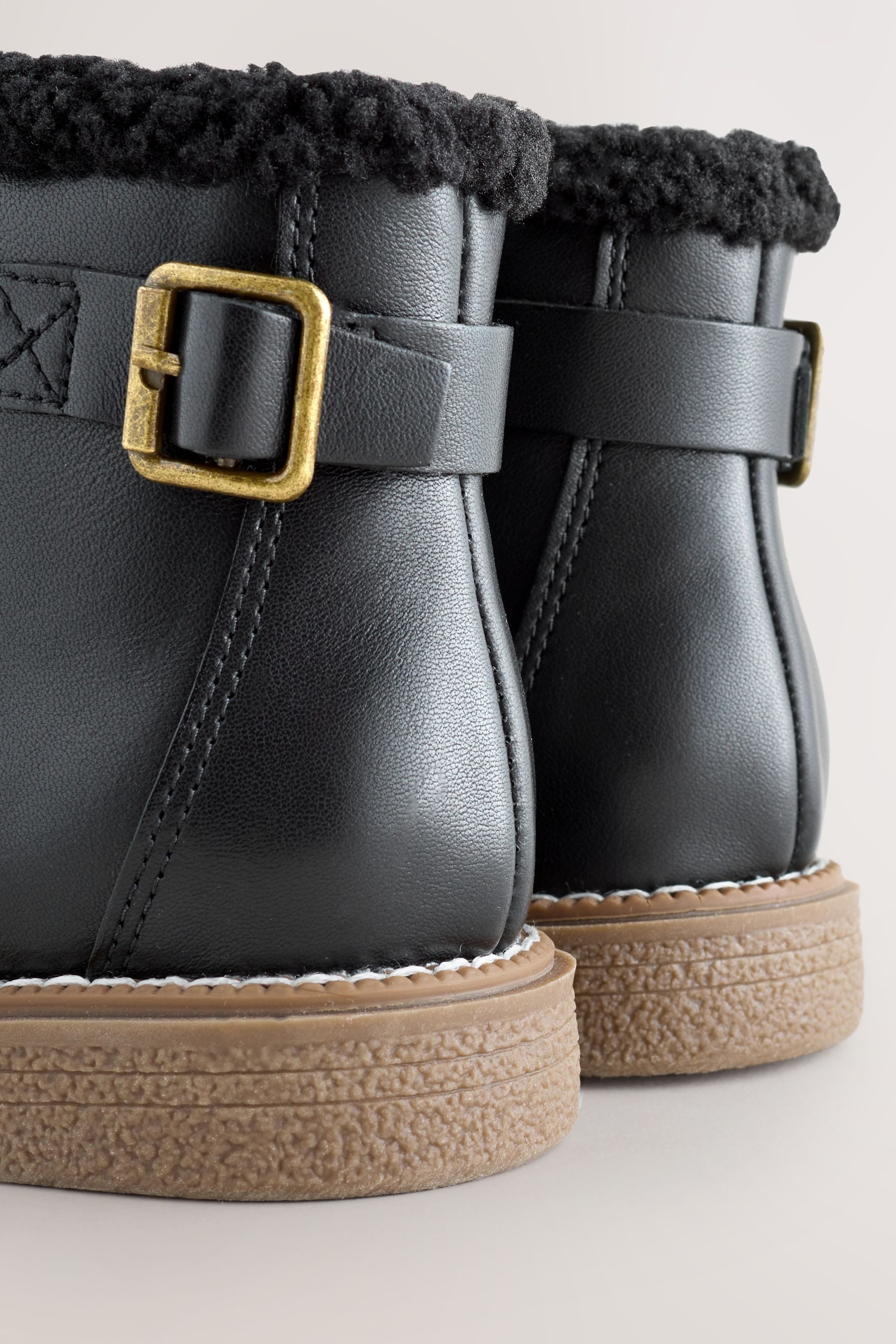 Next Warmgefütterte Stiefeletten aus Leder Stiefelette (1-tlg)