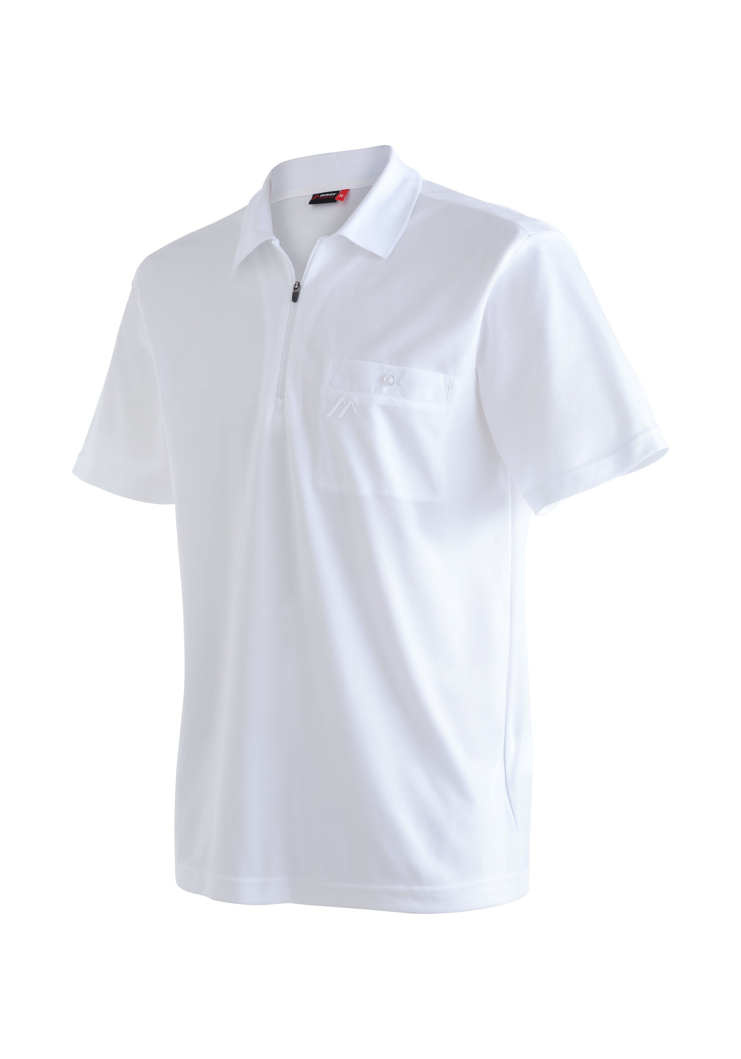Maier Sports Poloshirt Arwin 2.0 Herren Polo kurzarm, leichtes Shirt, Funktionsshirt mit Kragen Reg Fit