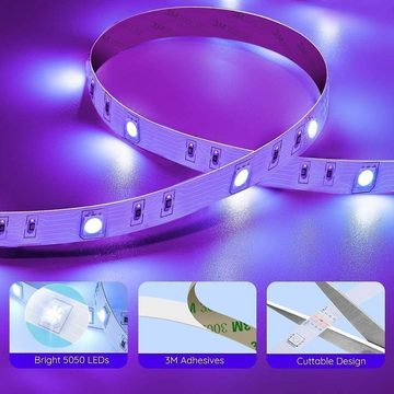 Govee LED Stripe MINGER LED Strip 5m RGB LED Streifen, Farbwechsel Band IR mit APP BT