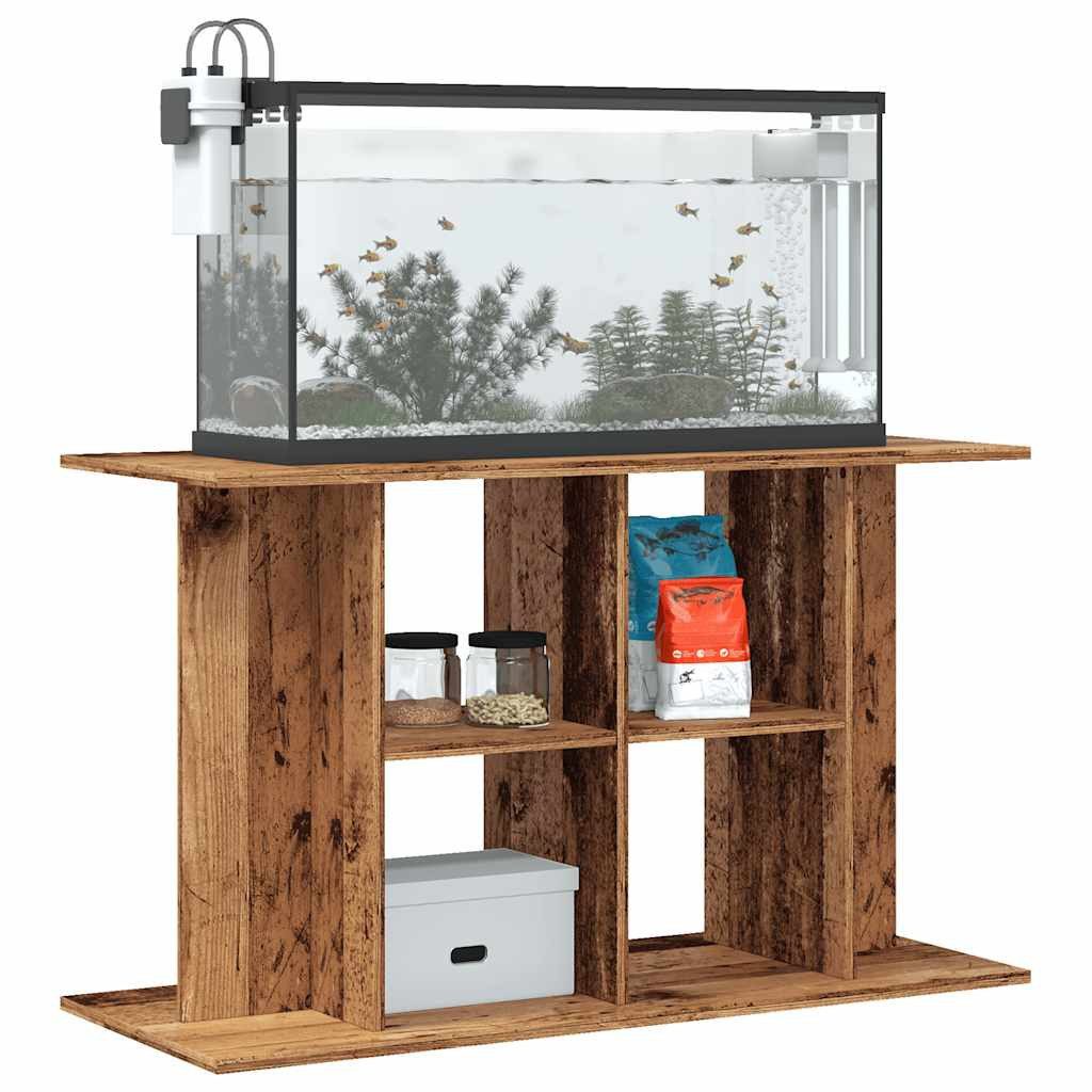 vidaXL Aquariumunterschrank Aquariumständer Altholz-Optik 100x40x60 cm Holz günstig online kaufen