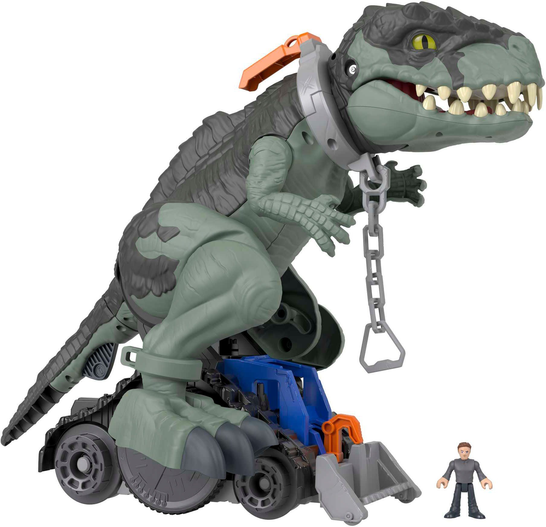 Mattel® Actionfigur Imaginext Jurassic World Riesen-Dinosaurier, inklusive Owen-Figur