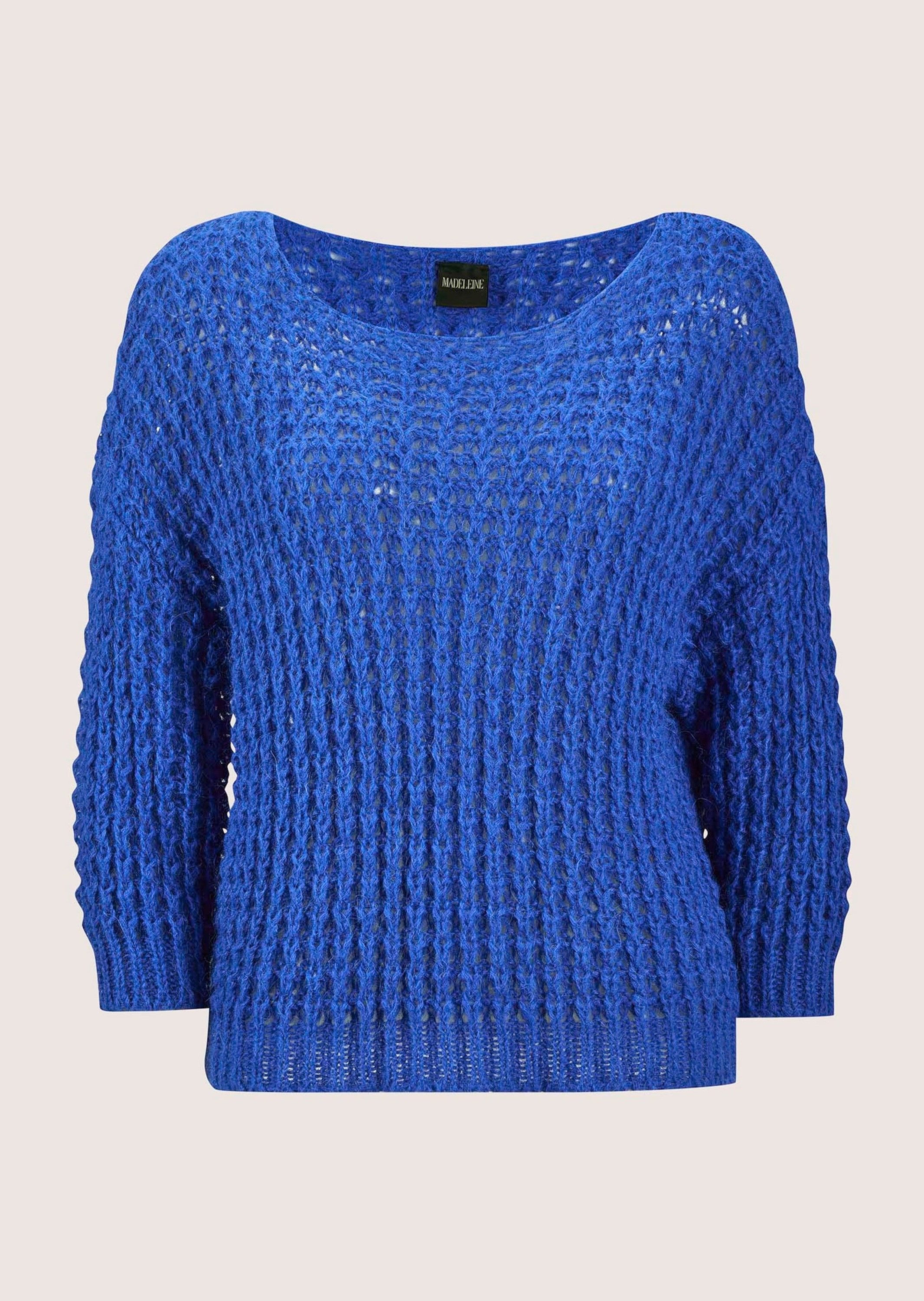 Strickpullover Boxy-Strickpullover mit Ajour-Design