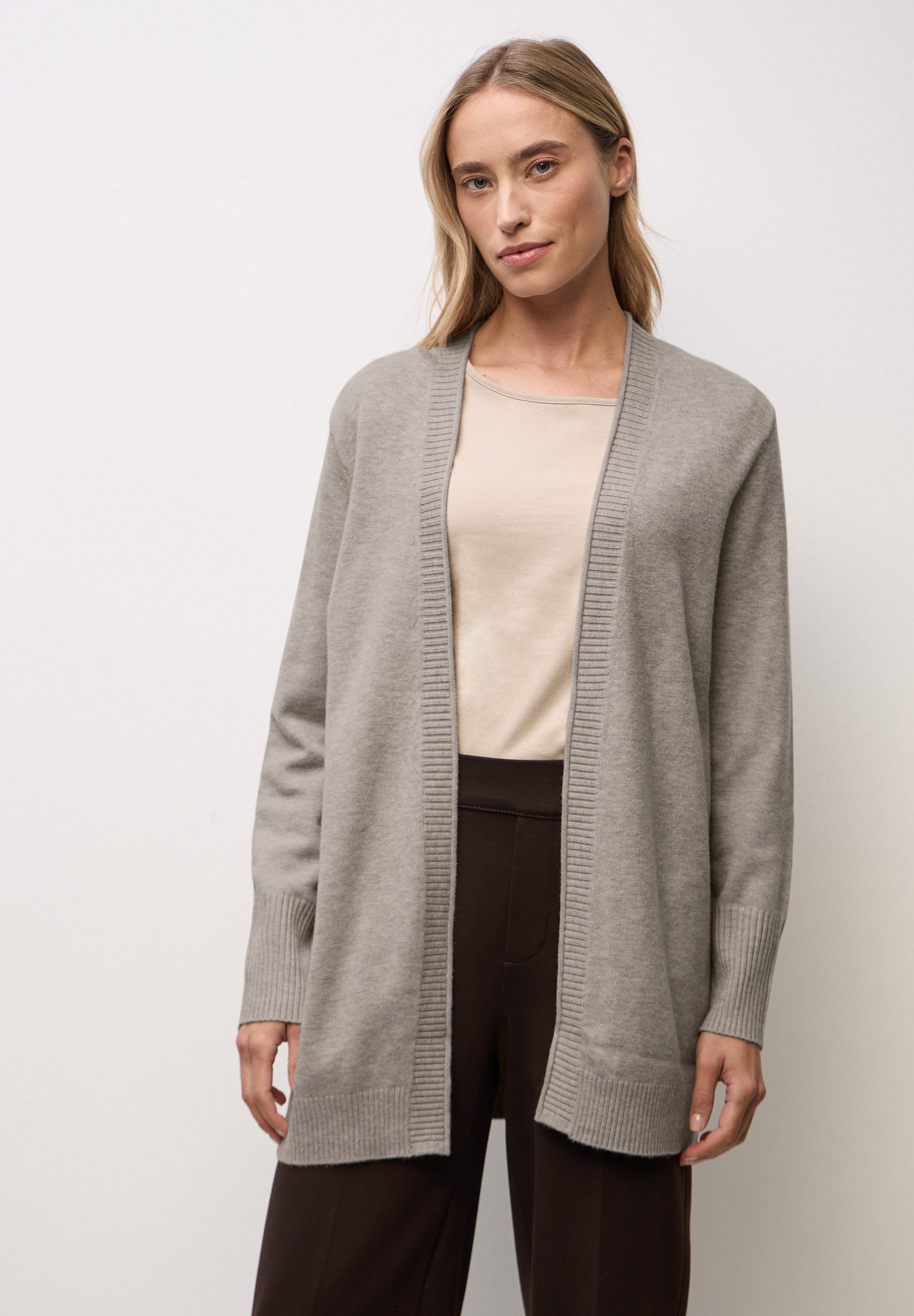 STREET ONE Strickjacke in Unifarbe