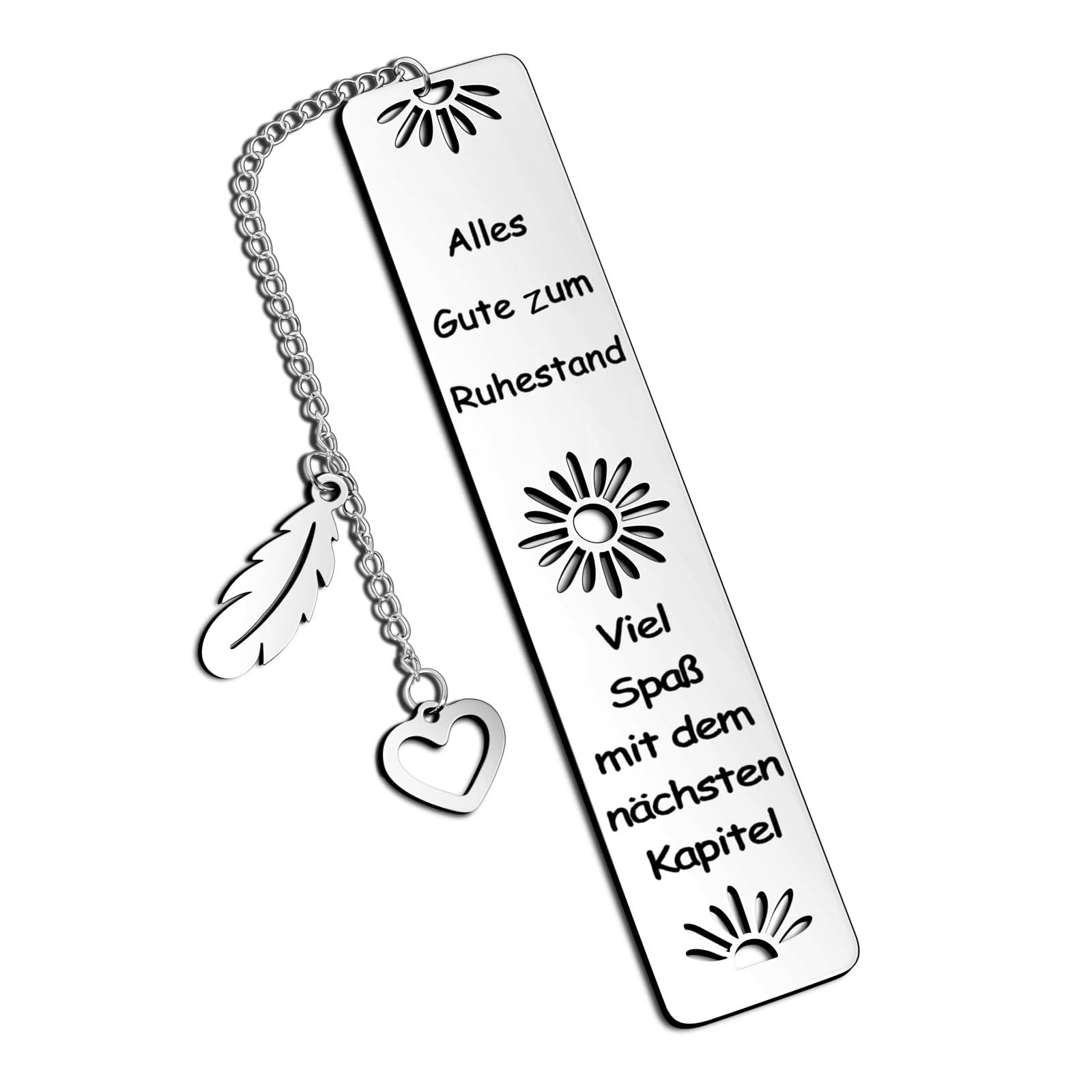 FOUORTUNATE-BEE Lesezeichen Lesezeichen Metall Ruhestand Geschenk Abschiedsgeschenk Kollegen, für Lehrer, Freunde Kollegen