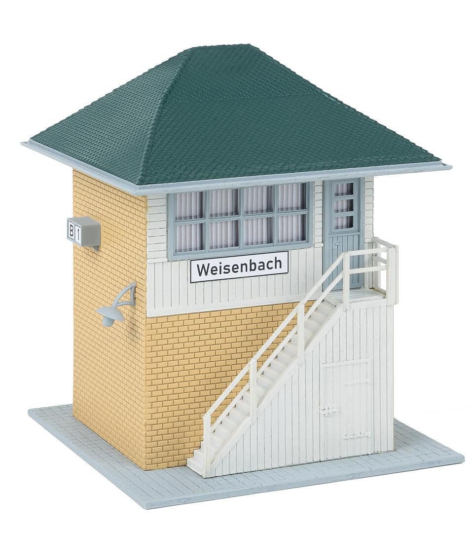 Faller Modelleisenbahn-Gebäude Faller H0 120089 Gebäude-Bausatz Blockstelle Weisenbach, 90 x 85 ..., Spur H0