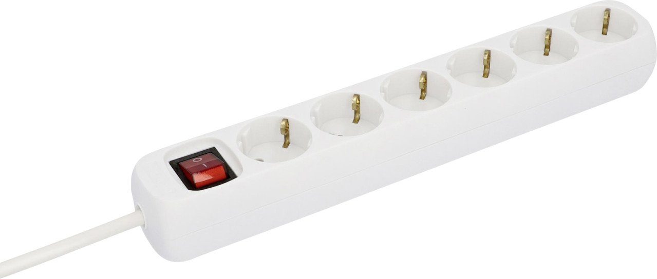 UNITEC Bürostuhl Unitec Steckdosenleiste 6-fach 1,4m mit, Berührungsschutz günstig online kaufen