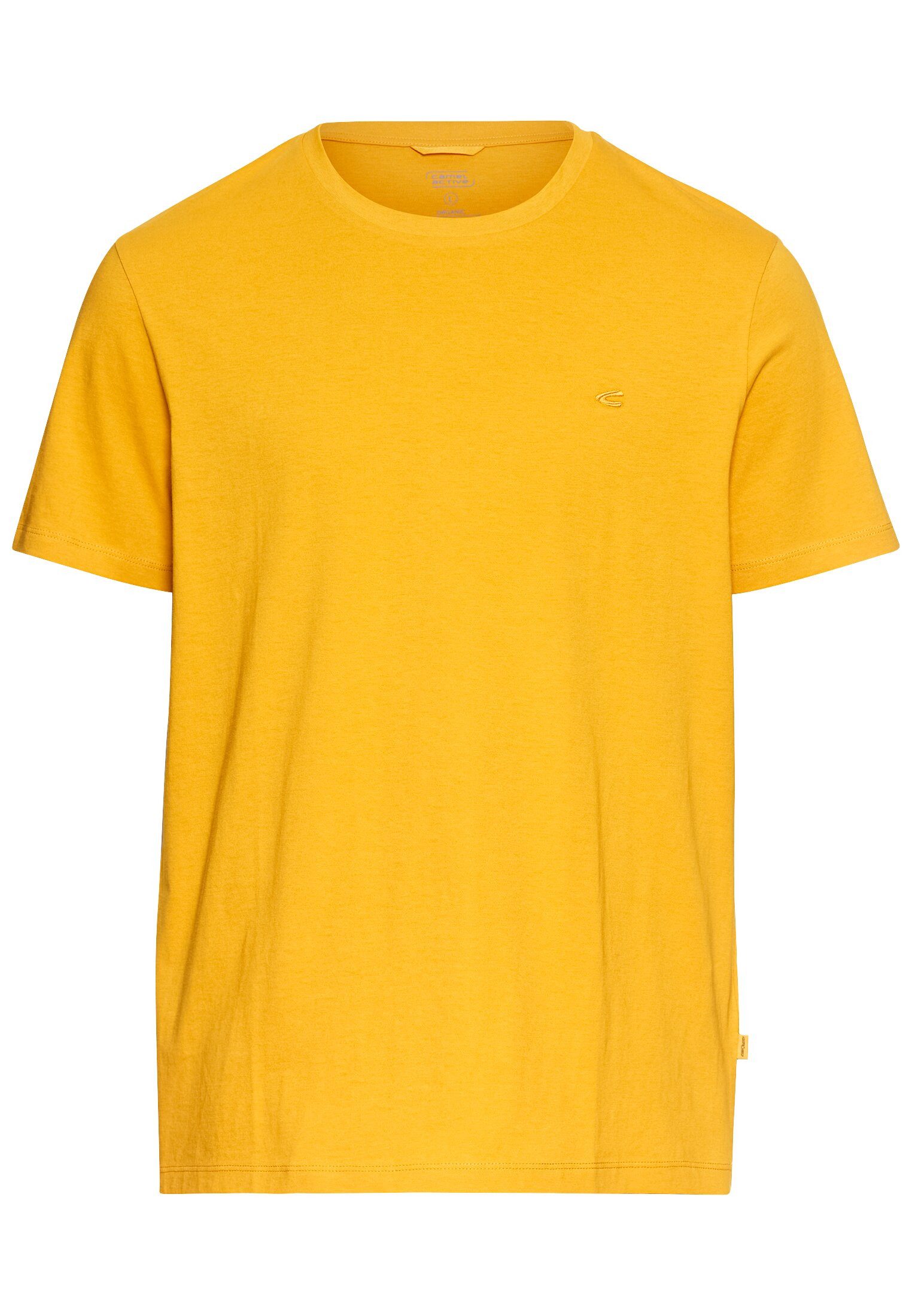 camel active T-Shirt mit Logo-Stickerei günstig online kaufen