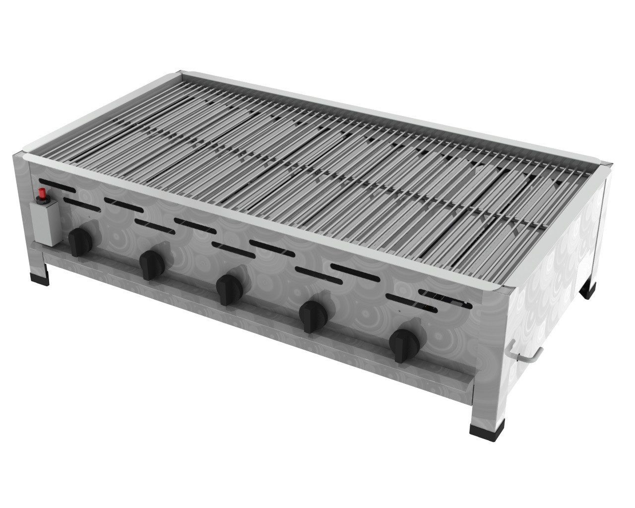 ChattenGlut Gasgrill ChattenGlut Gastrobräter 22,5kW mit Edelstahlrost, BxTxH: 980x530x270 cm