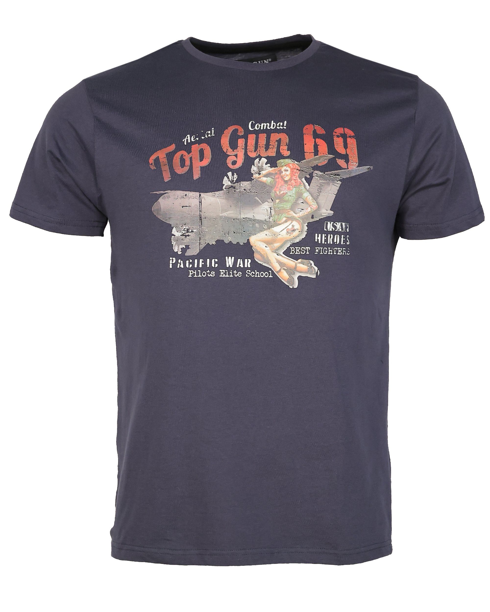 navy TOP T-Shirt GUN TG20213026