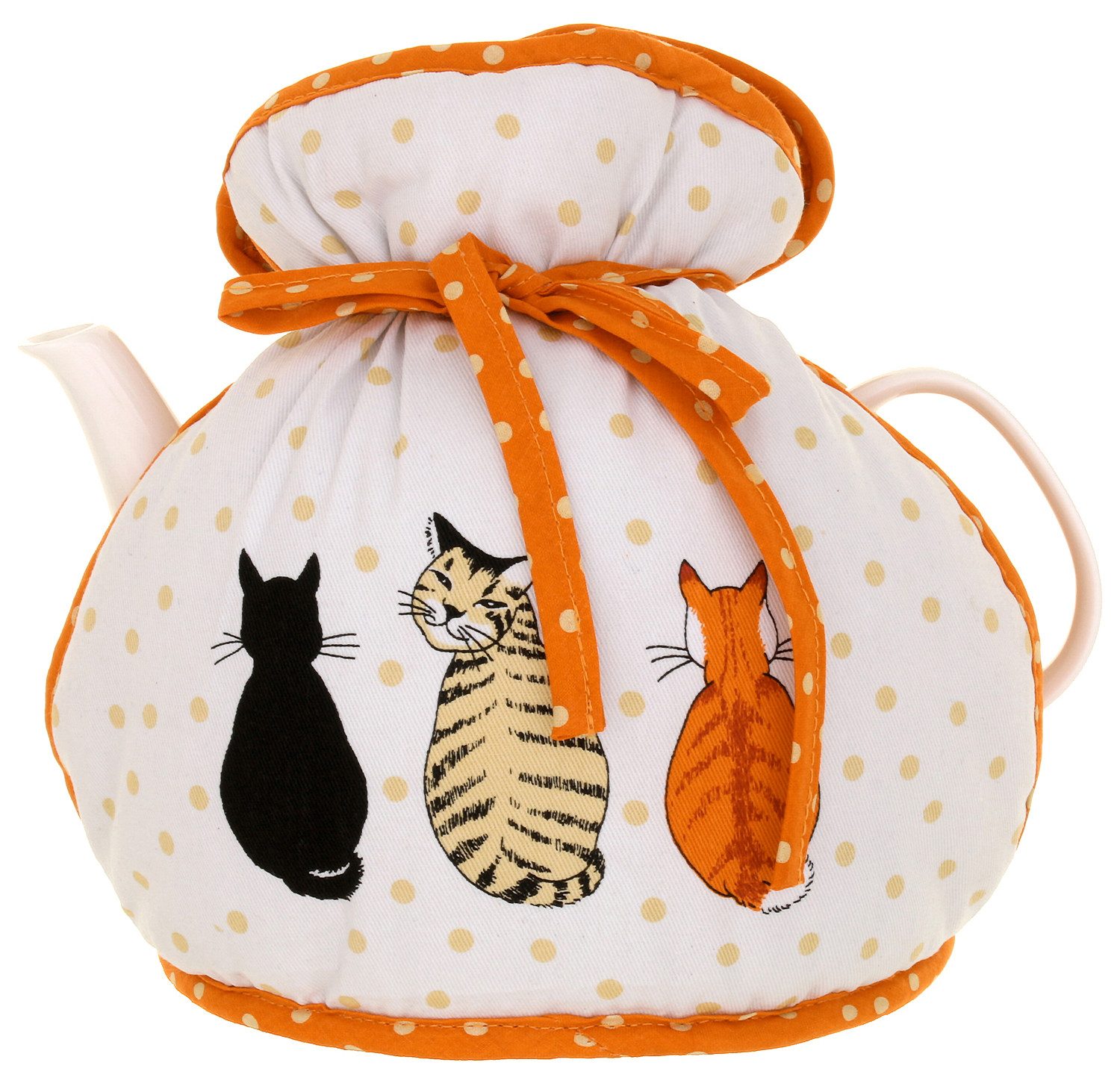 Ulster Weavers Teekanne Cats in Waiting, (Set, 1-St., 1x Teekannenwärmer), Muff Tea Cosy Teekannenhaube ca.26x23cm