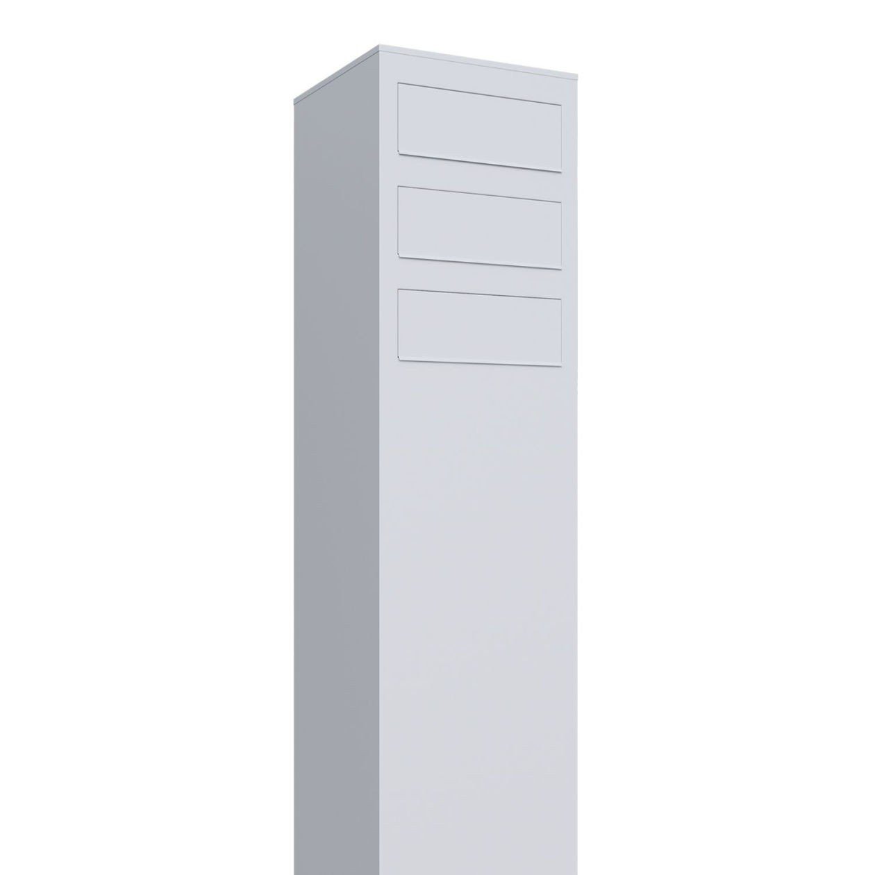 Bravios Briefkasten Briefkastenanlage Monolith for Three Weiß