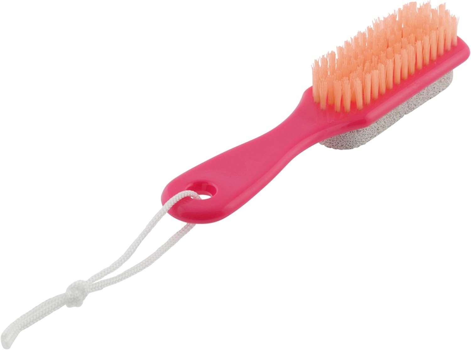 axentia Fußbürste Fußbürste Candy, Fußbürste für die Dusche, Kunststoff, pink, 1-tlg.