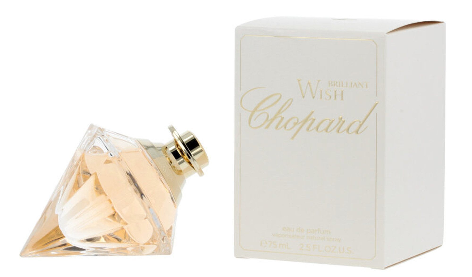 Chopard Eau de Parfum Brilliant Wish EDP Damen Spray, Blumig-würziger Duft mit Pfeffer, Amber, Jasmin und Moschus
