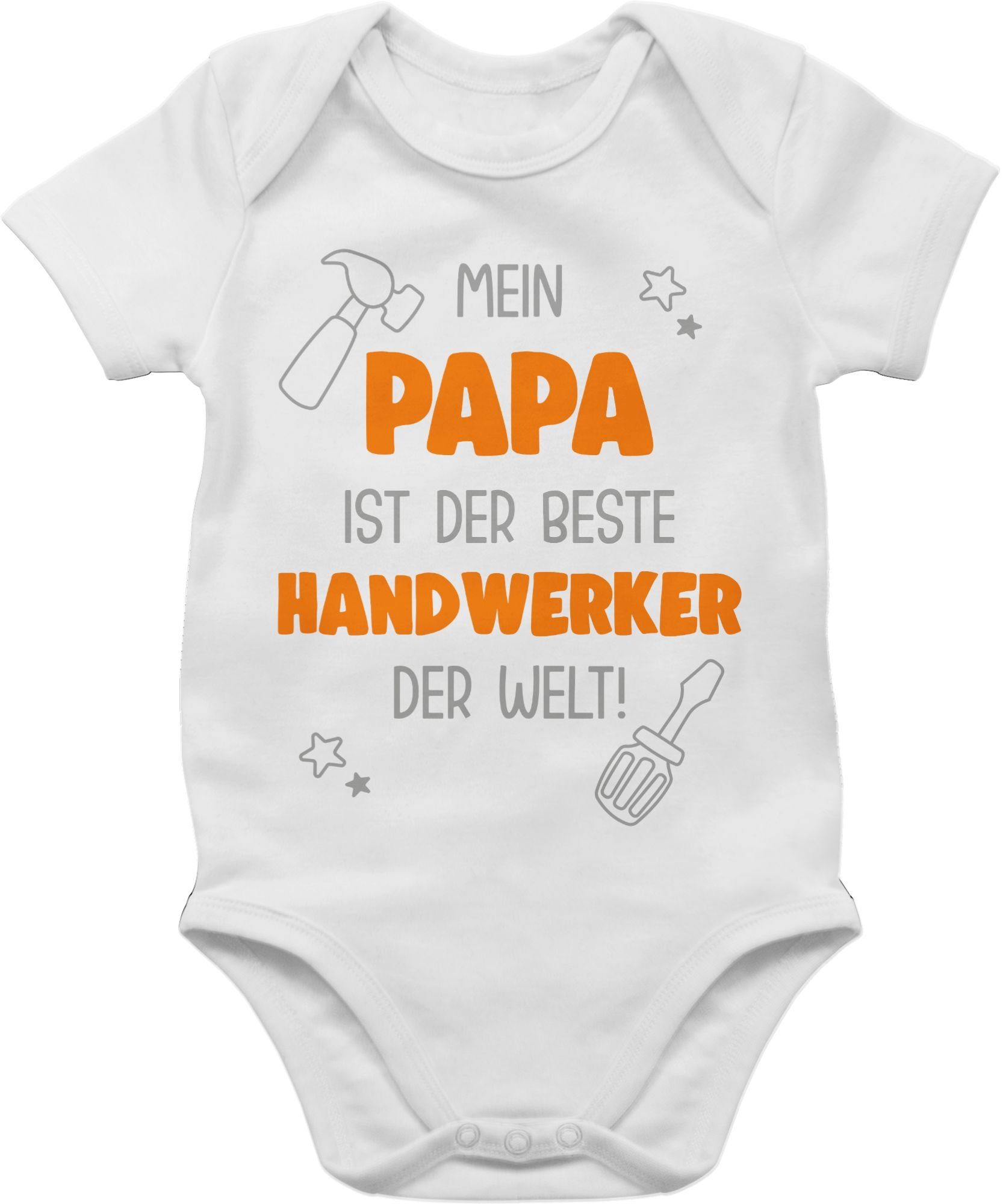 Shirtracer Baby Body Kurzarm für Jungen und Mädchen Vatertag Baby Ich Habe den besten Papa der Welt