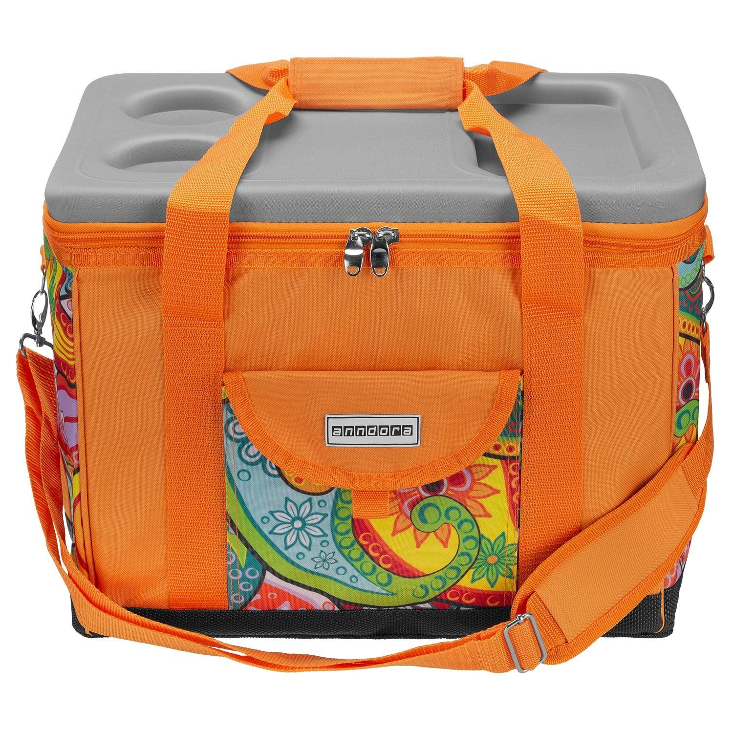 anndora Kühltasche 40 Liter Picknicktasche, 40 l, Zweiwege-Reißverschluss - wasserdichtes verschweißtes Innenfutter – Bild 5 von 5