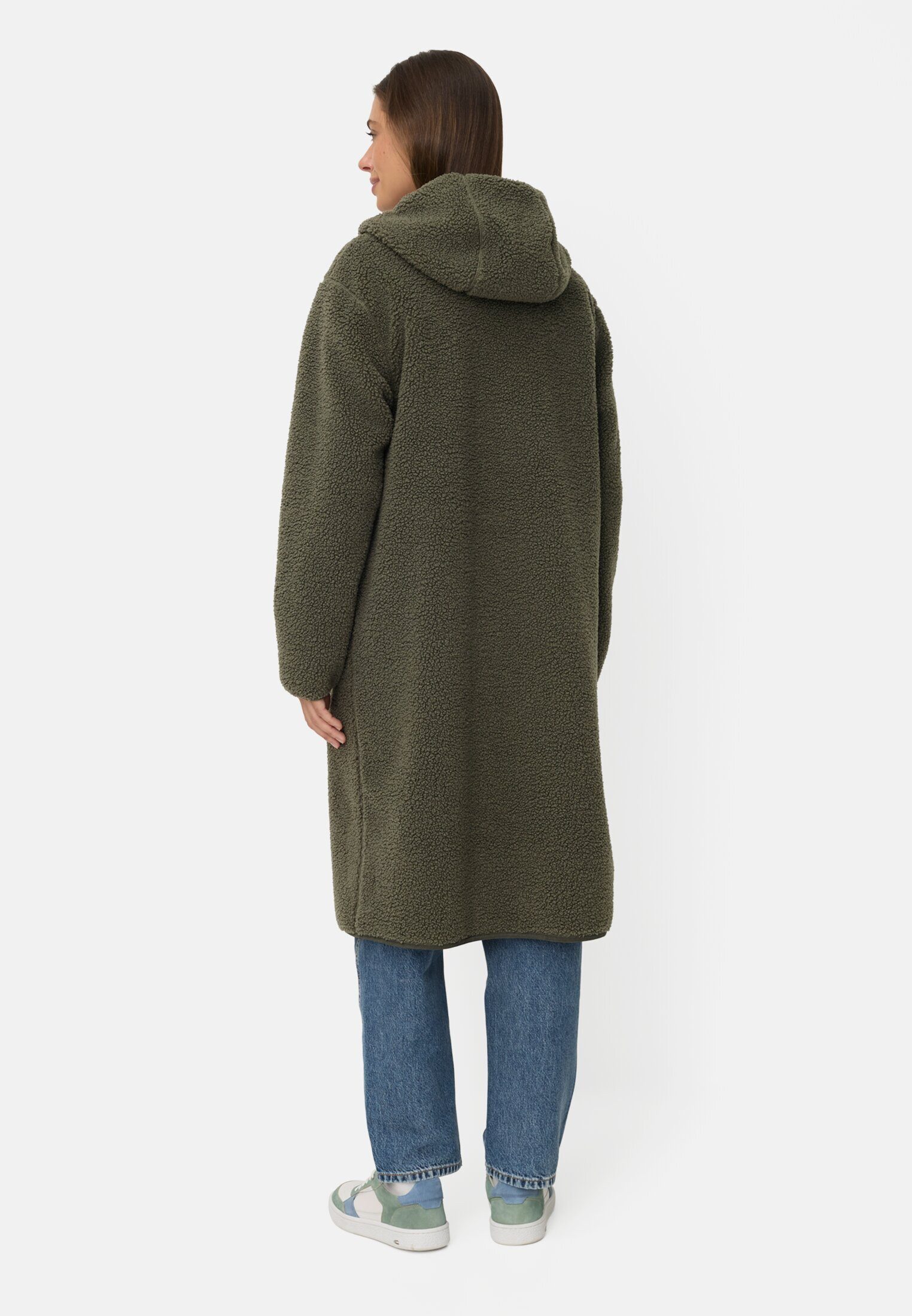 camel active Parka mit 2-Wege Reißverschluss Langarm (1-St)