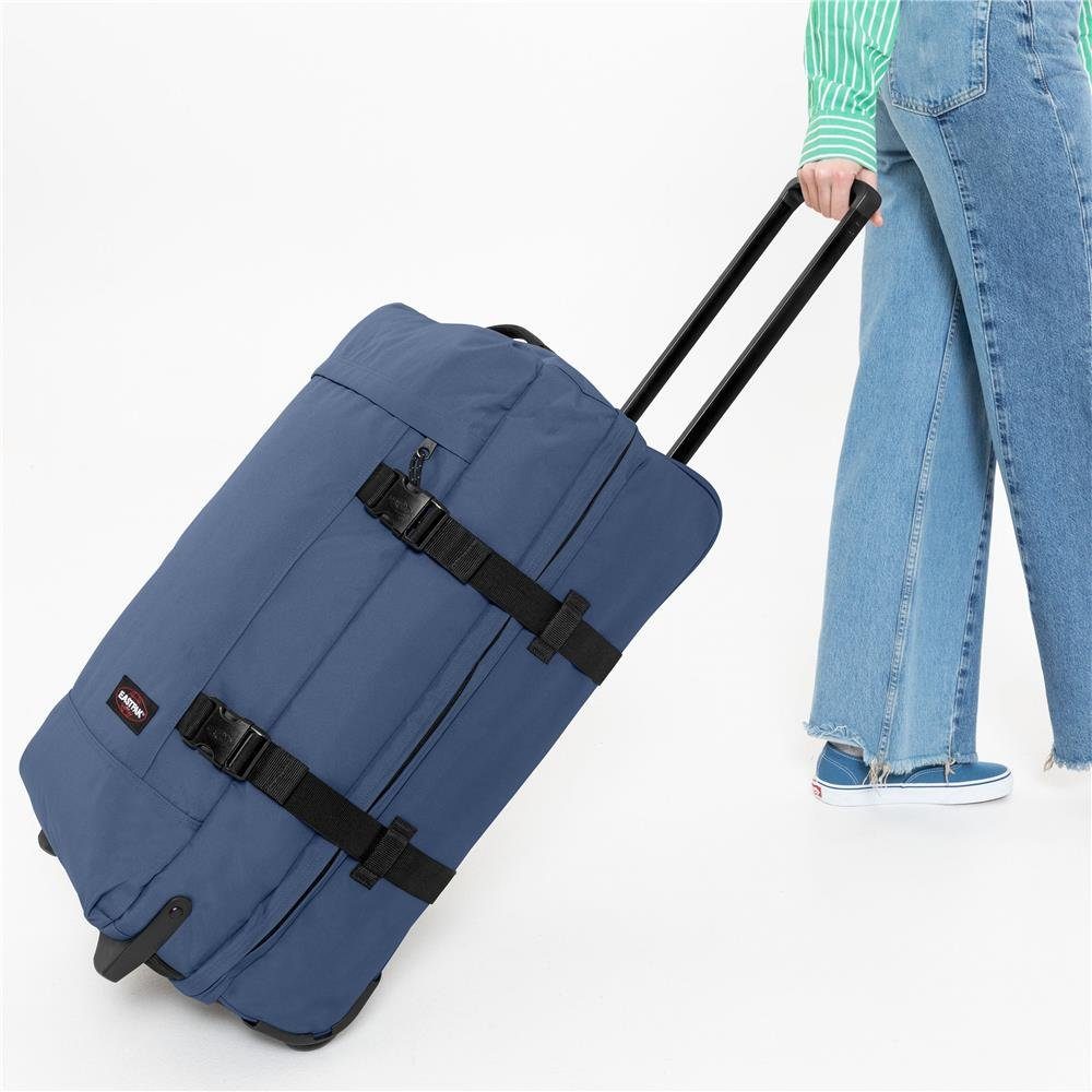 Eastpak Weichgepäck-Trolley TRANVERZ M, Reisetrolley Powder Pilot blau Teleskopgriff Rollkoffer