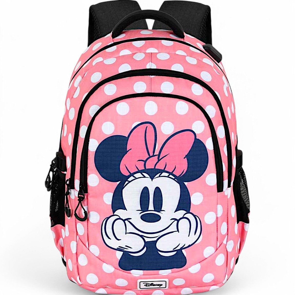 Disney Minnie Mouse Rucksack Minnie Maus, Tagesrucksack - Schulrucksack mit Laptopfach 46 cm