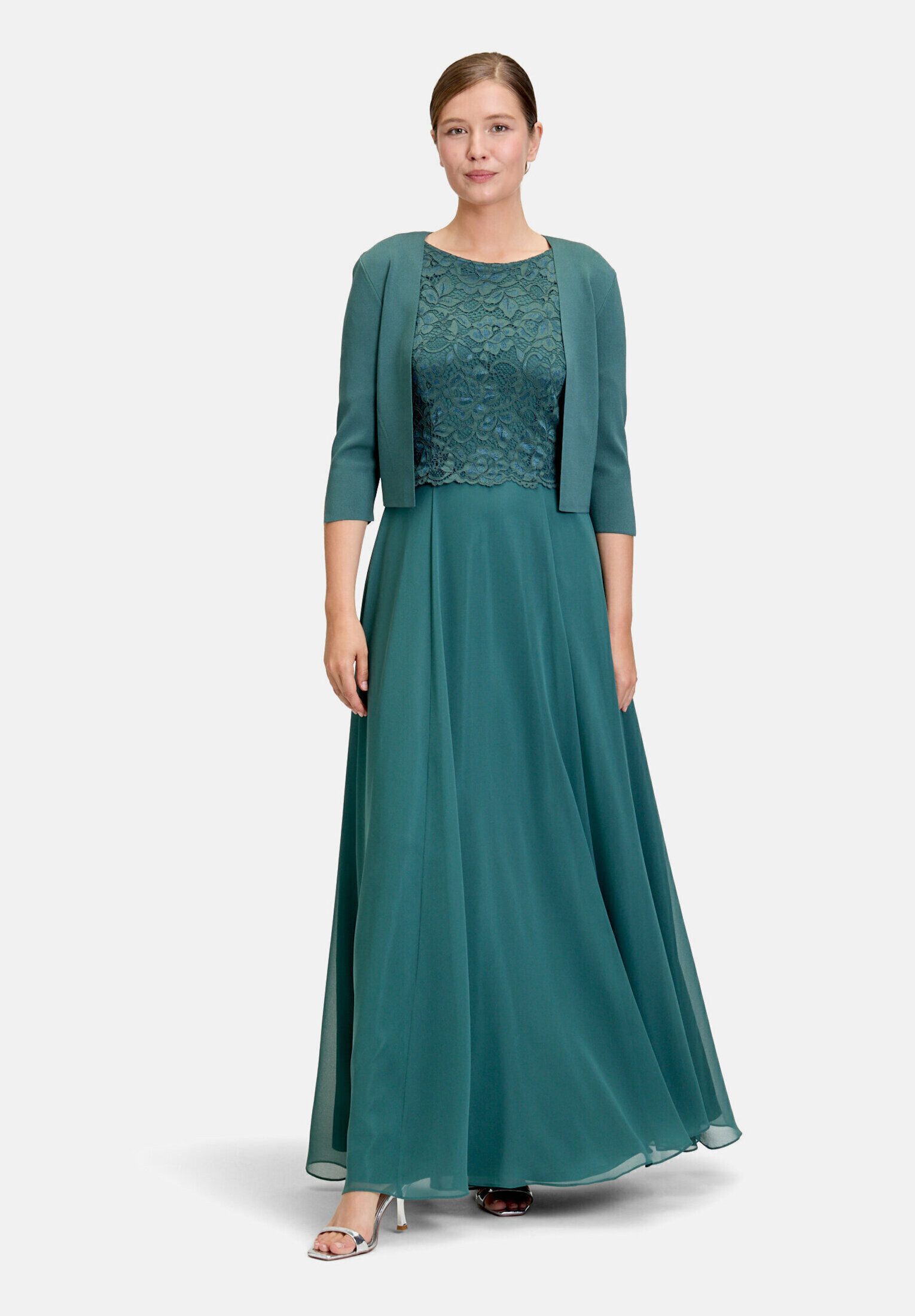 Vera Mont Strickjacke Damen langarm (1-tlg) Ärmelschlitz
